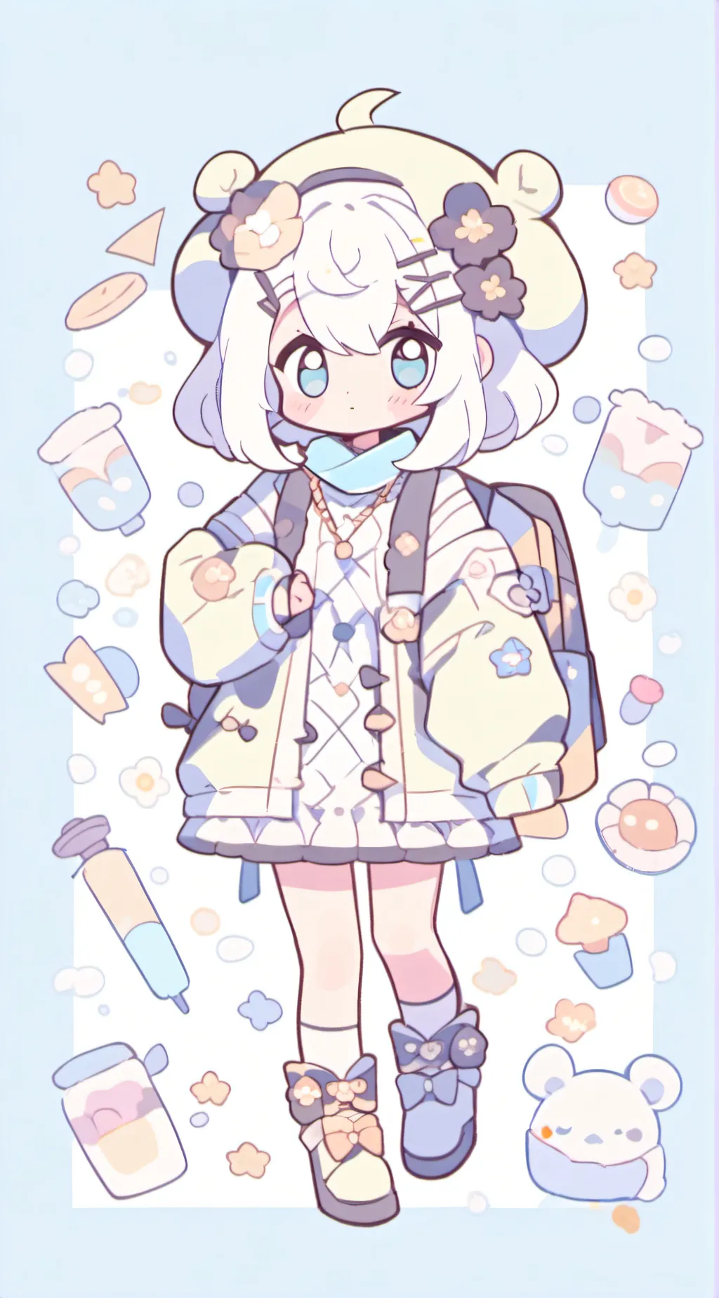 ai character: Lilly background