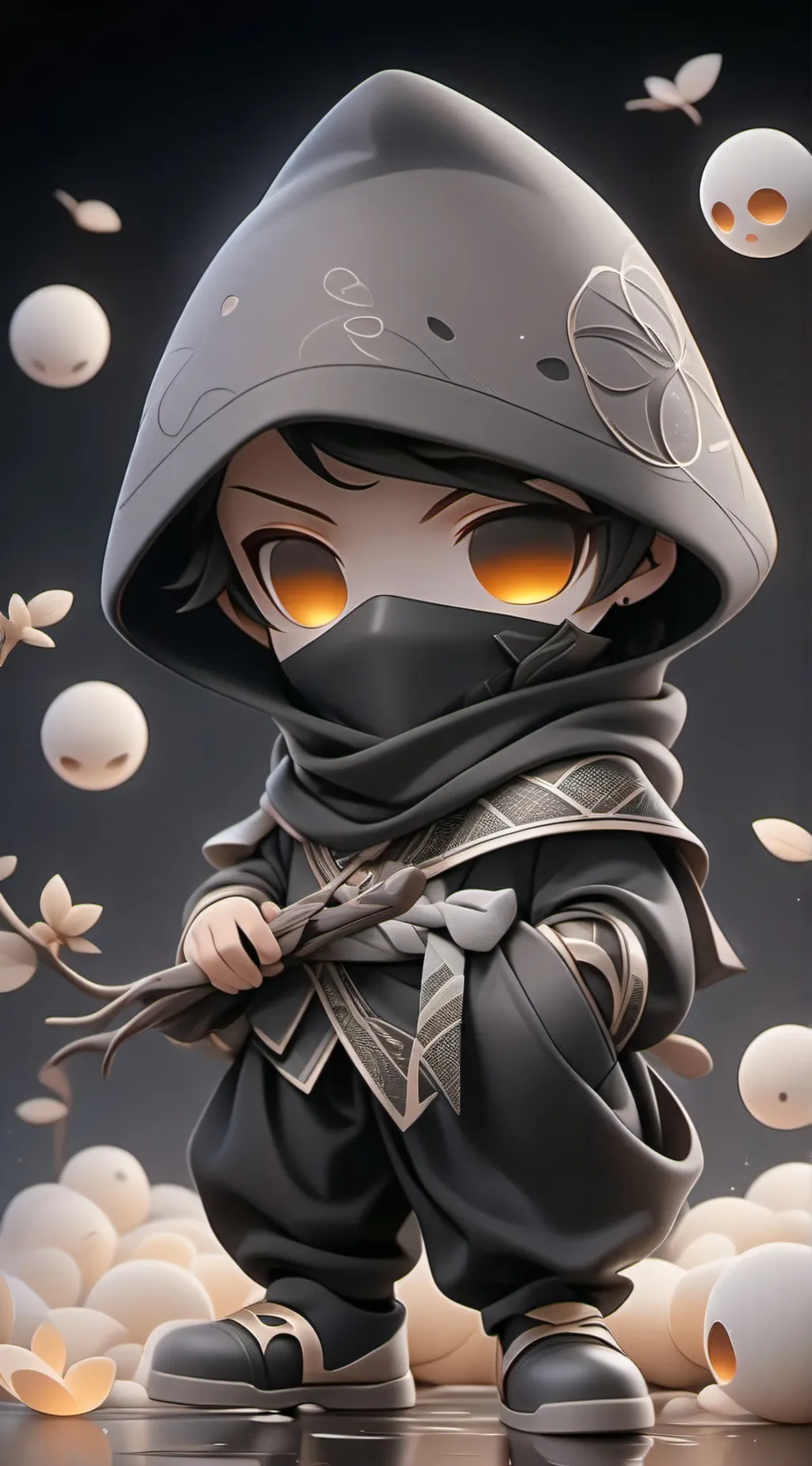 ai character: KJ vs stealth background