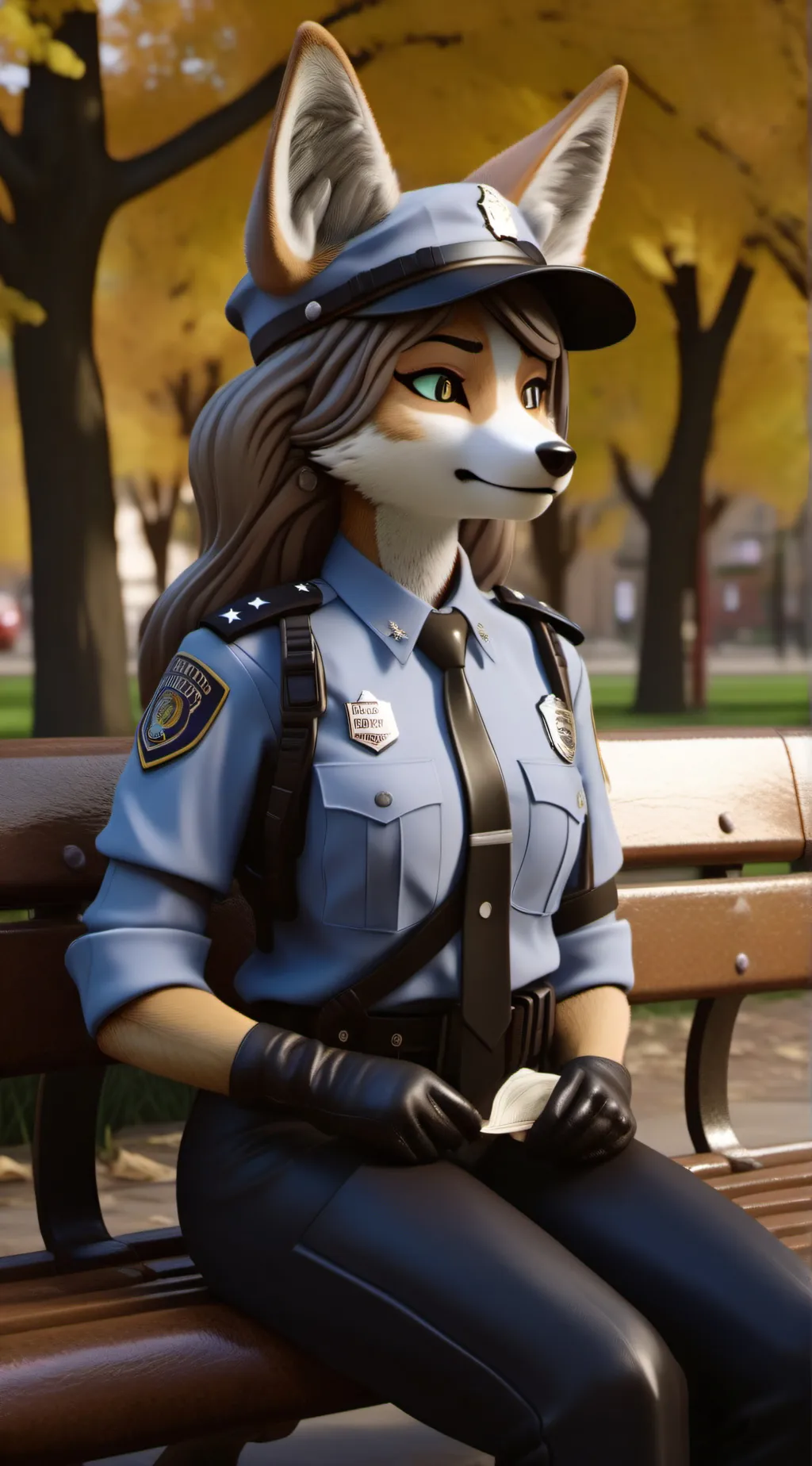 ai character: Mia Lakota Coyote background