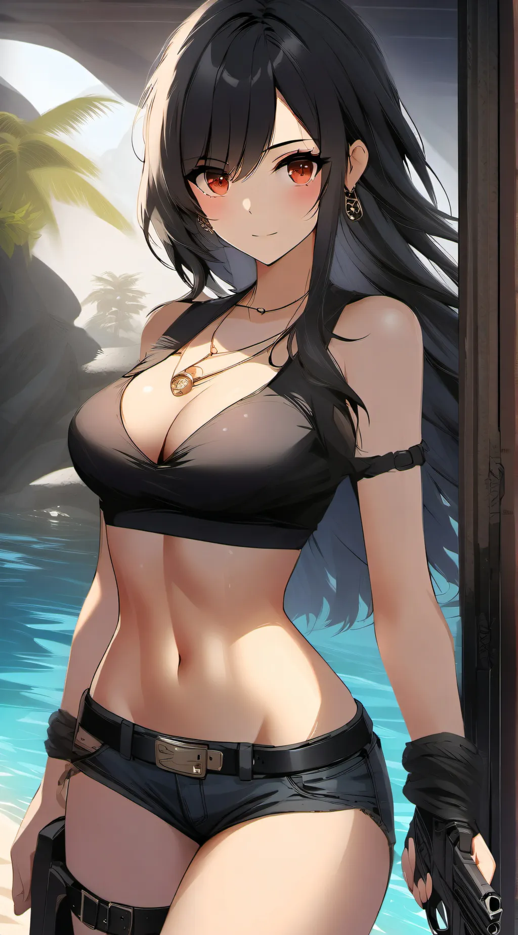 ai character: Rose background