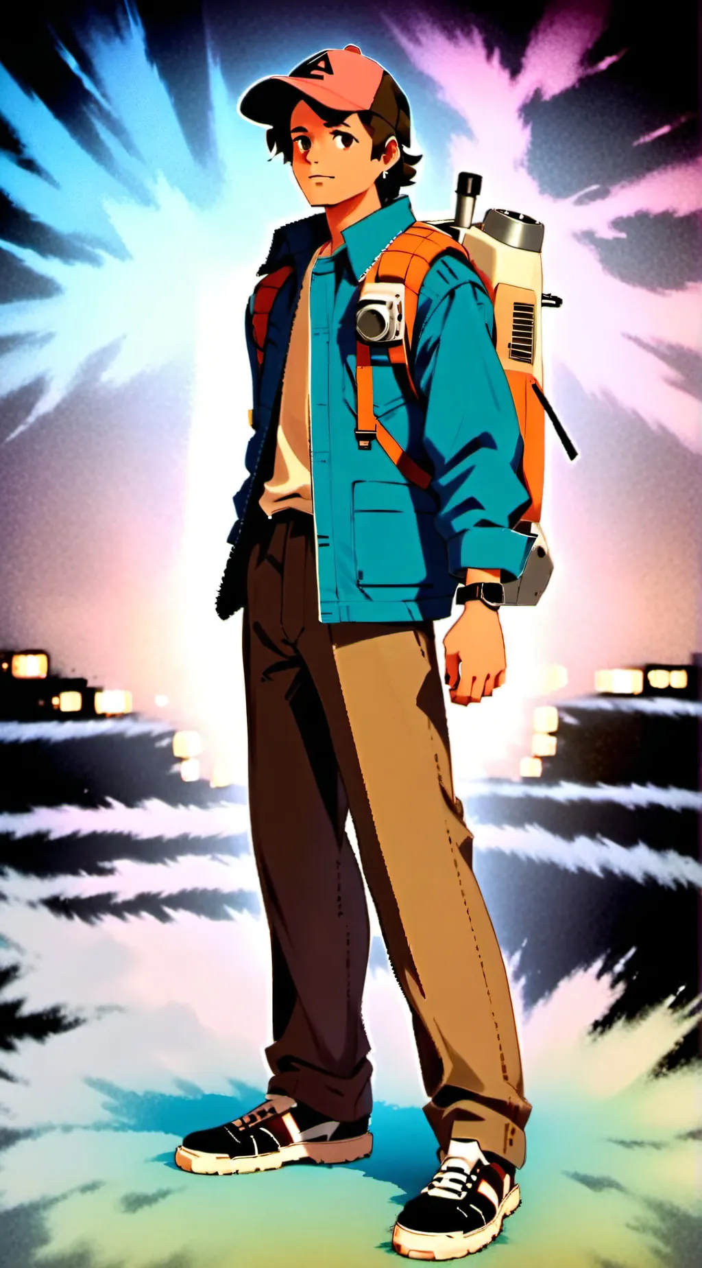 ai character: Marty mcfly background