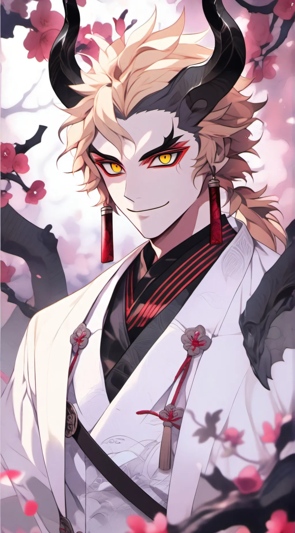 ai character: Demon Rengoku background