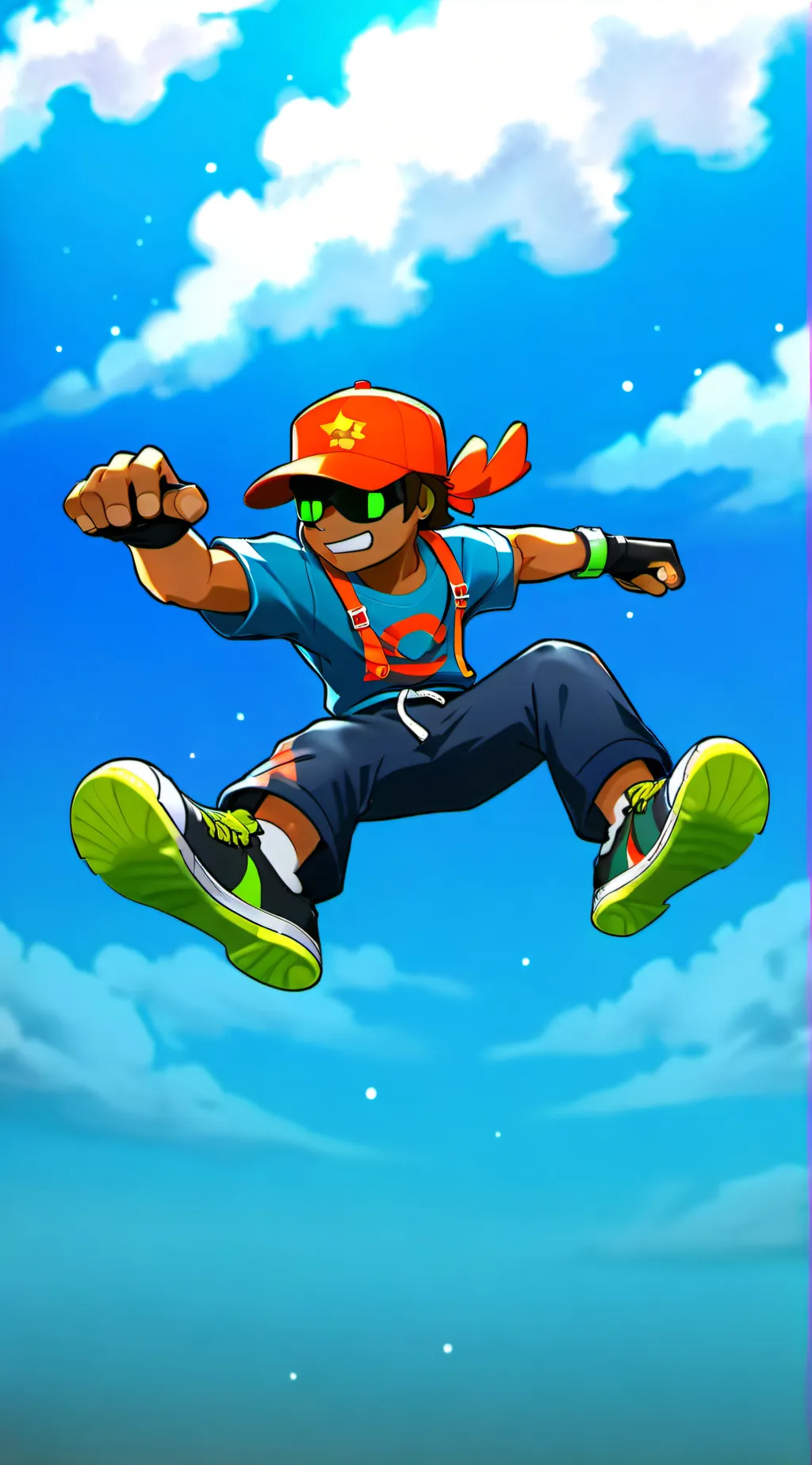 ai character: leon  background