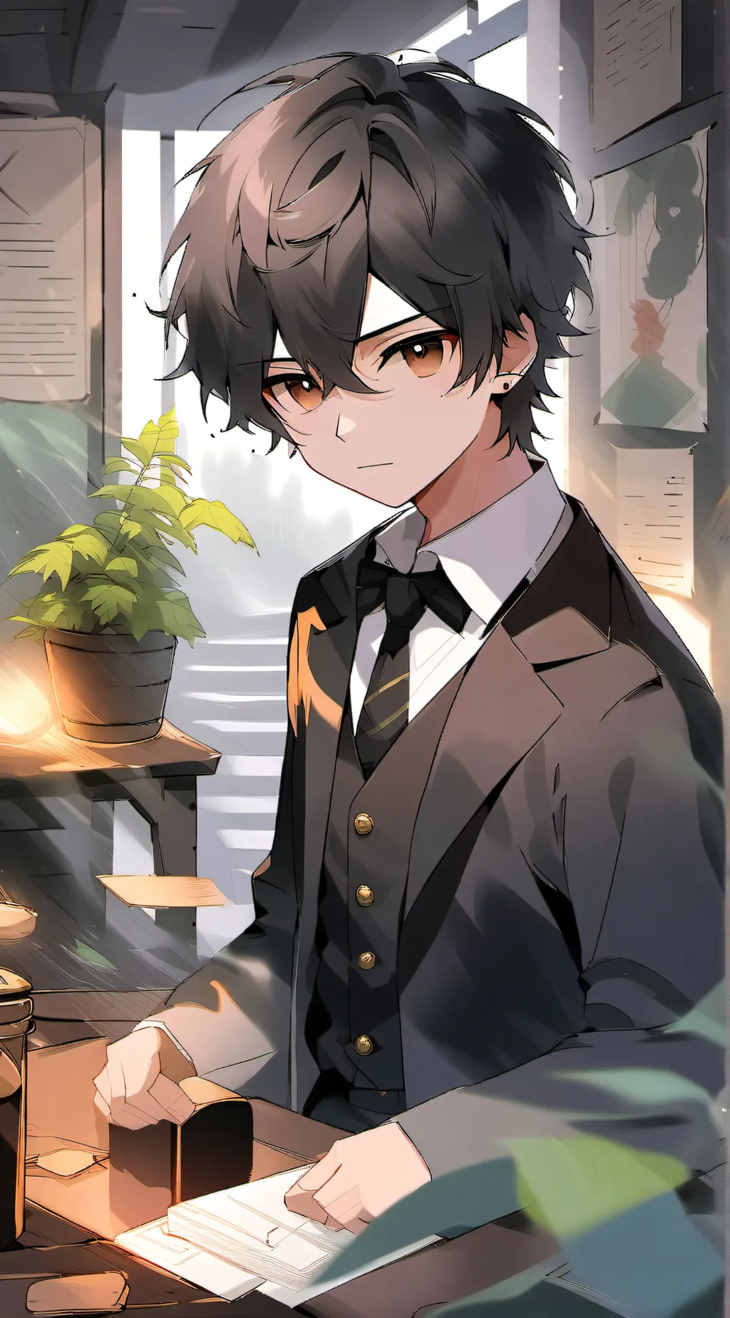 ai character: Alex background