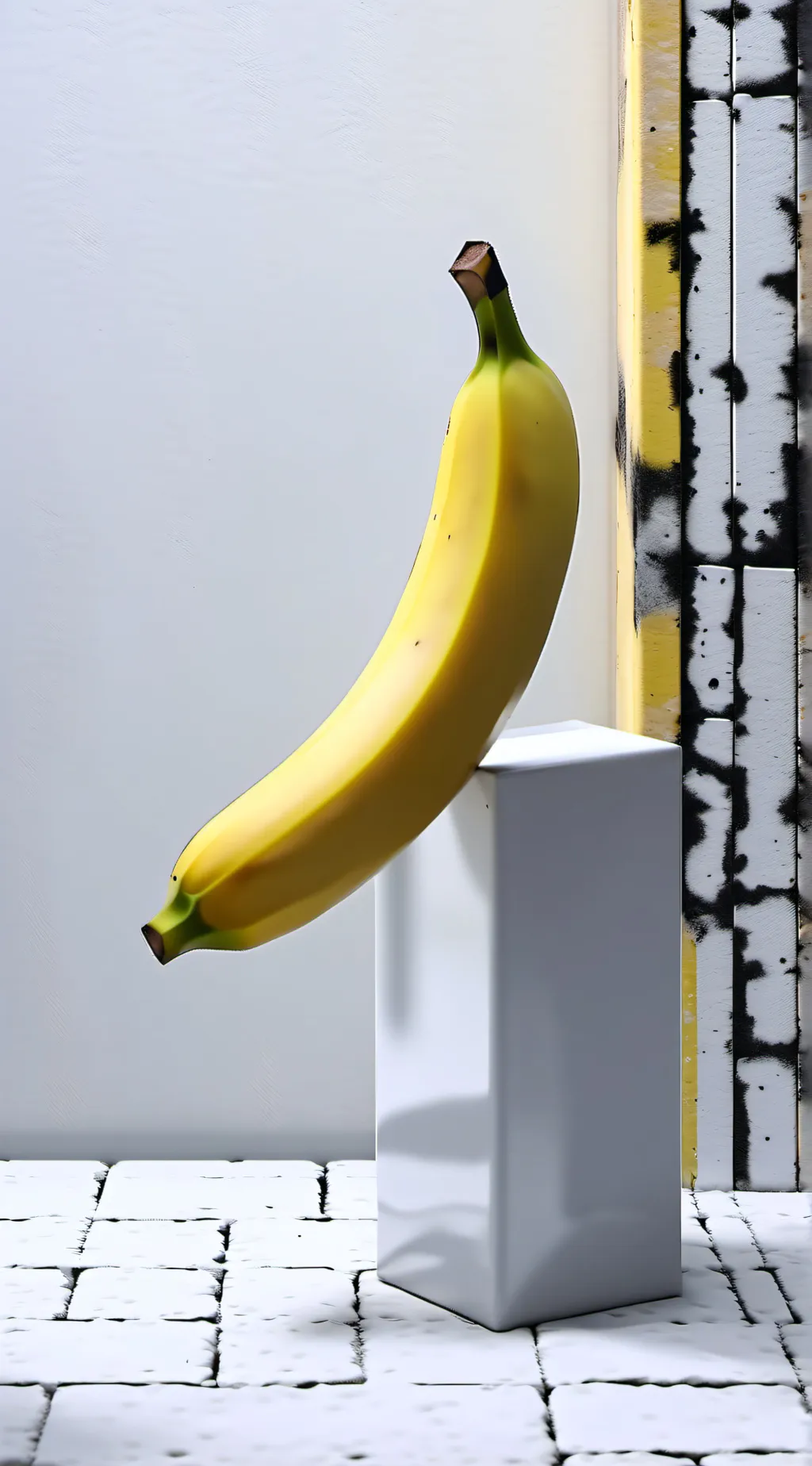 ai character: Banana background