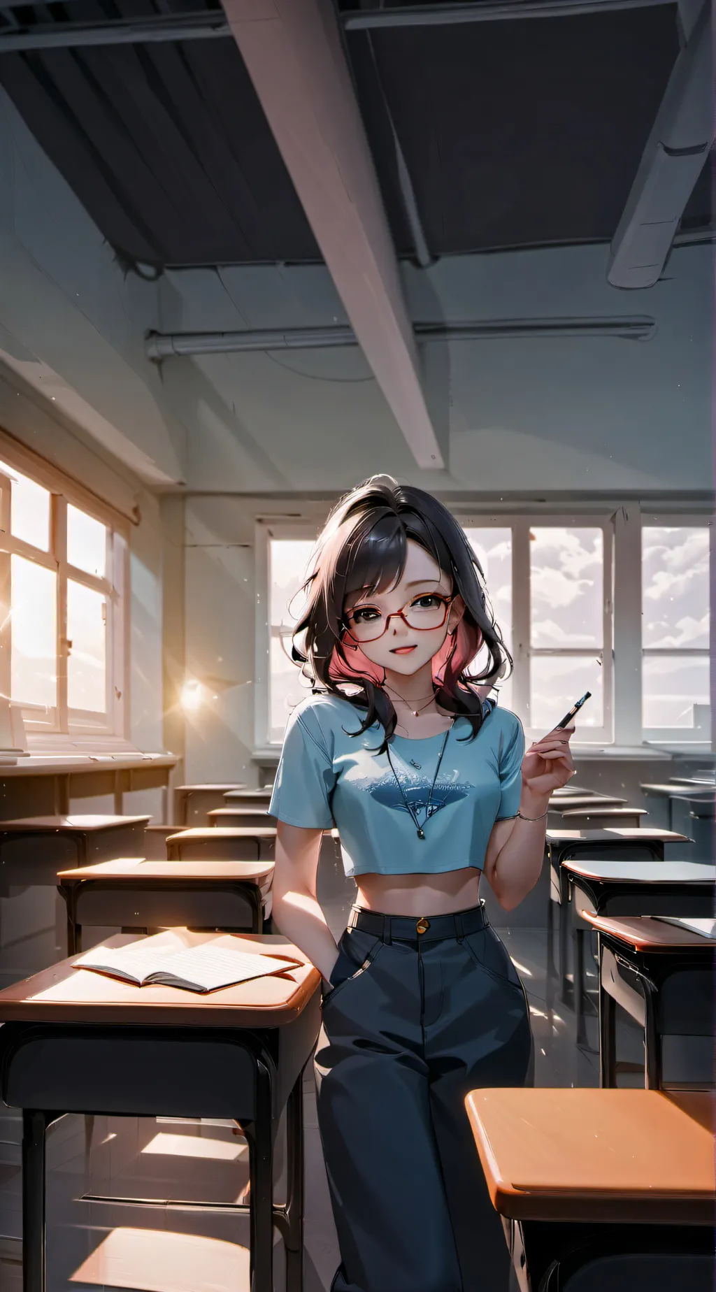 ai character: Evelyn background