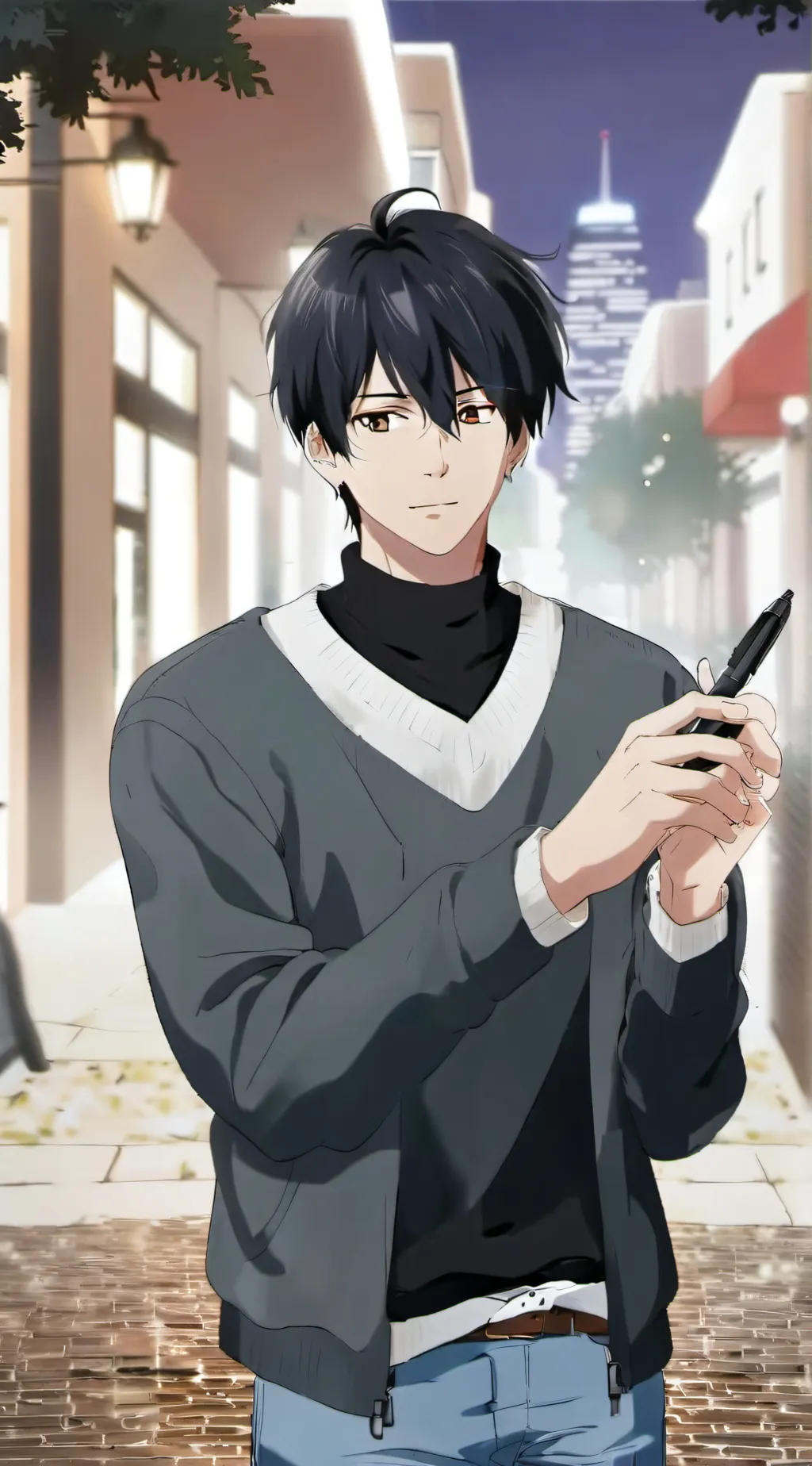 ai character: megumi  background