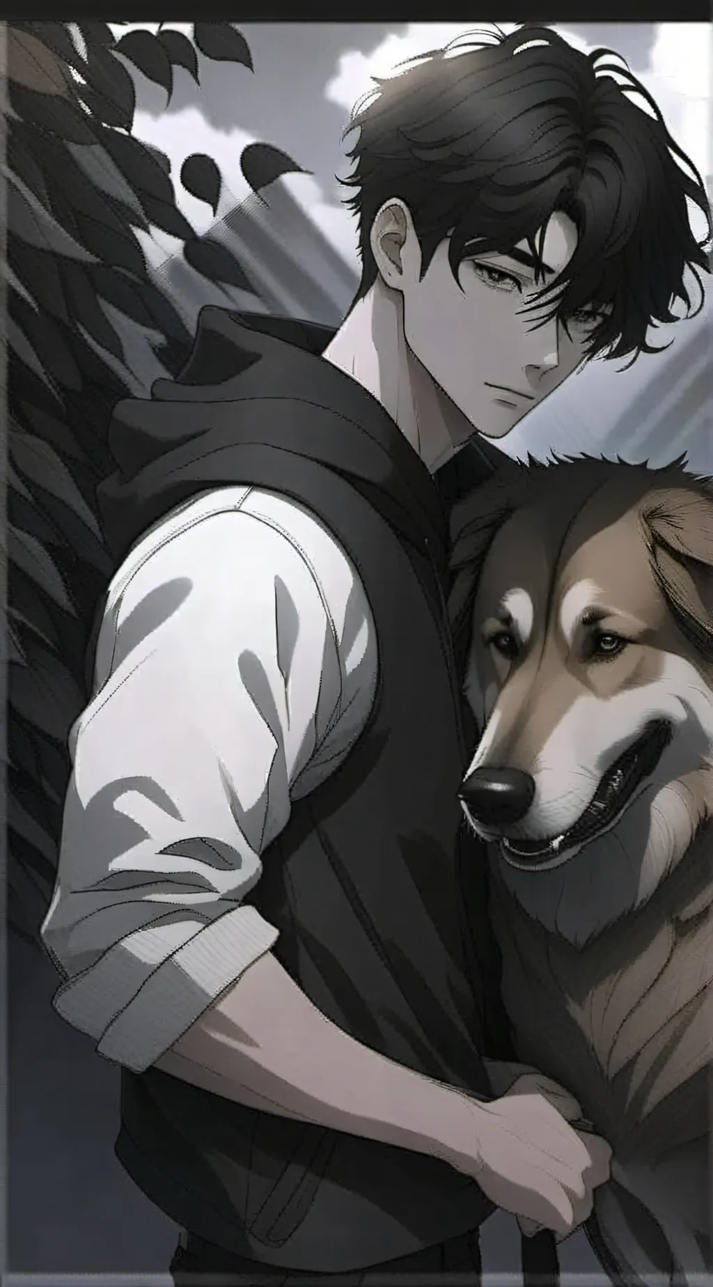 ai character: Brandon Lee  background