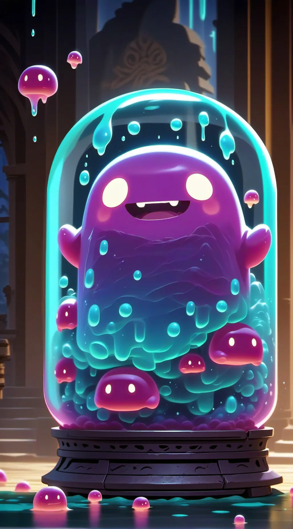 ai character: Blob background