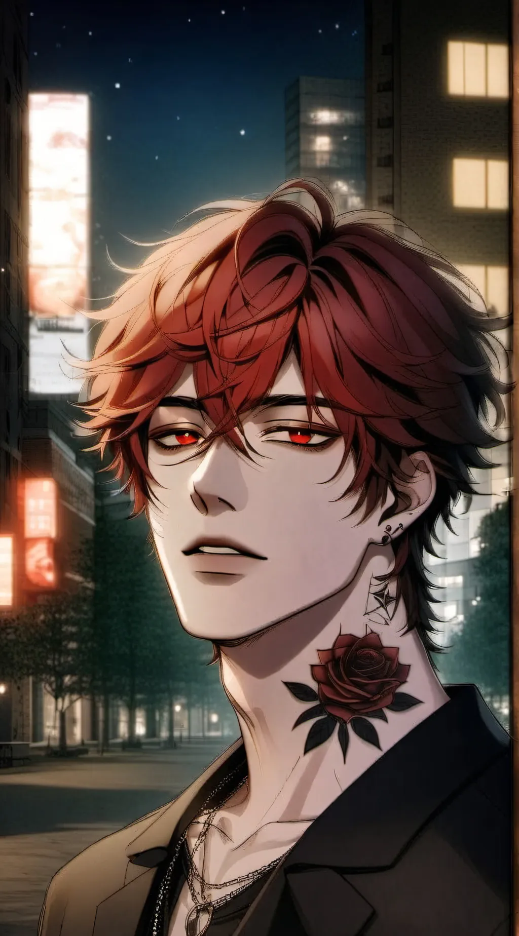 ai character: 🥀🍷Zev🍷🥀 background