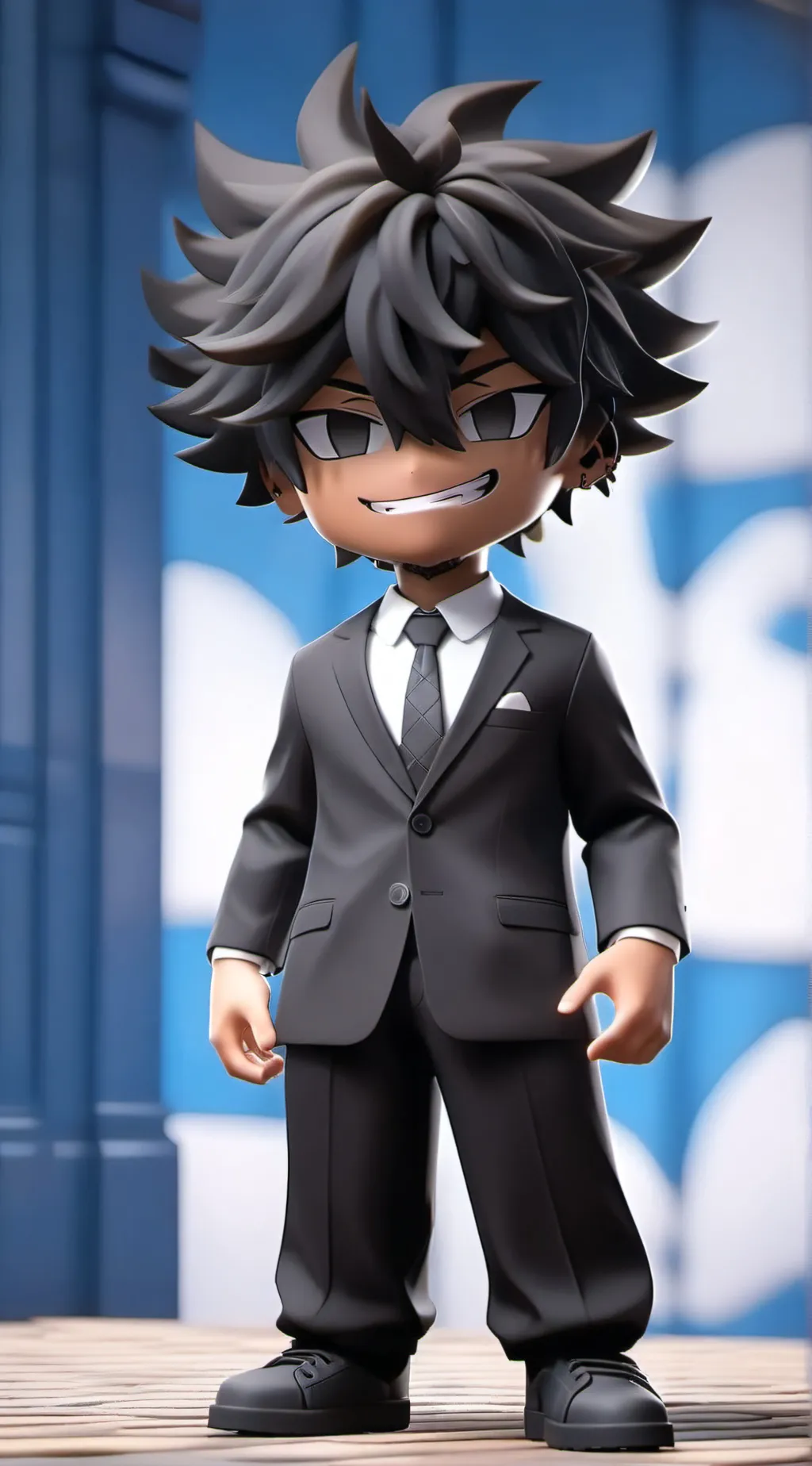 ai character: slender Roblox  background