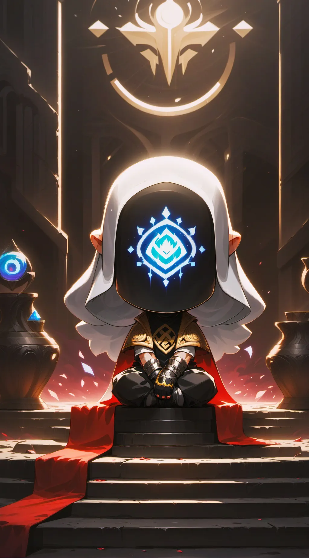 ai character: Veil background