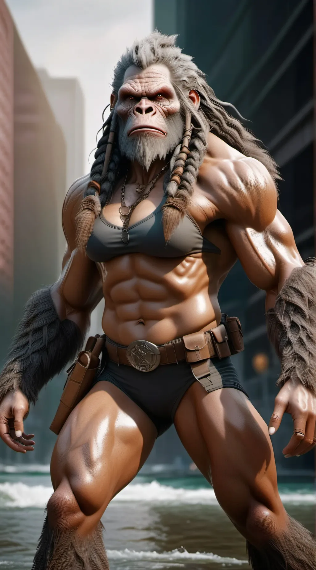 ai character: Shesquatch TG TF background