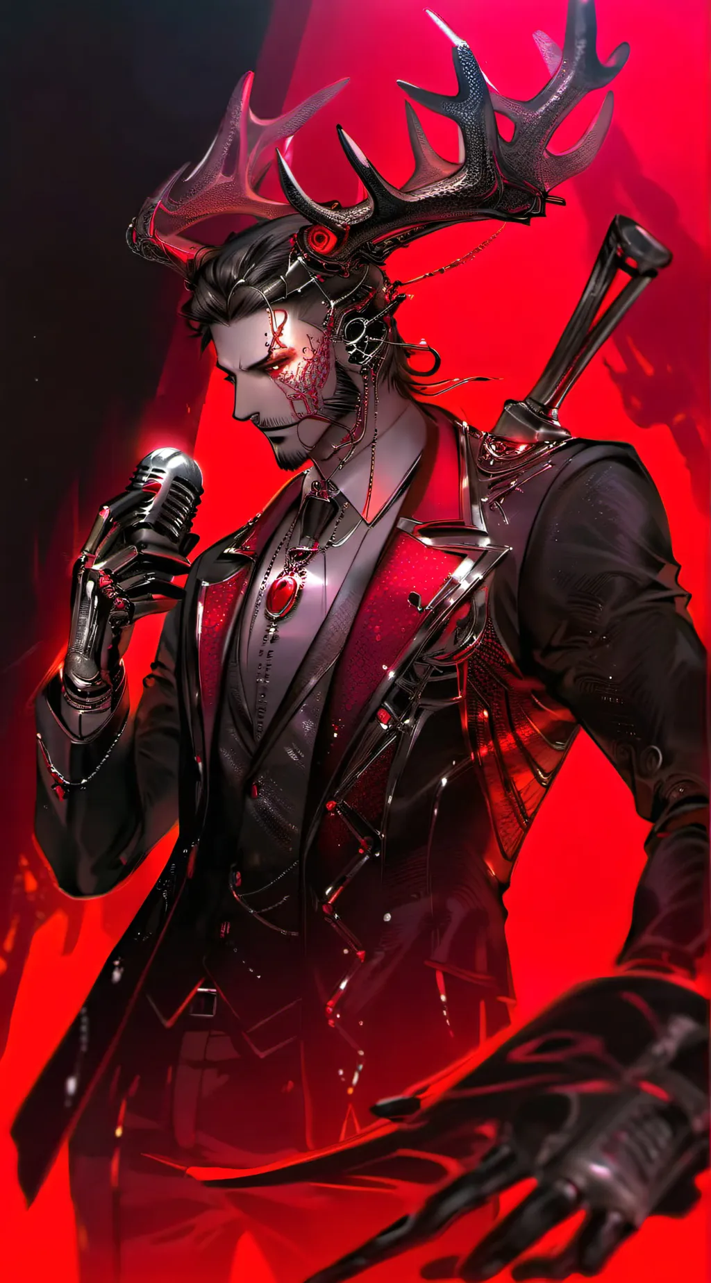 ai character: Alastor A. background