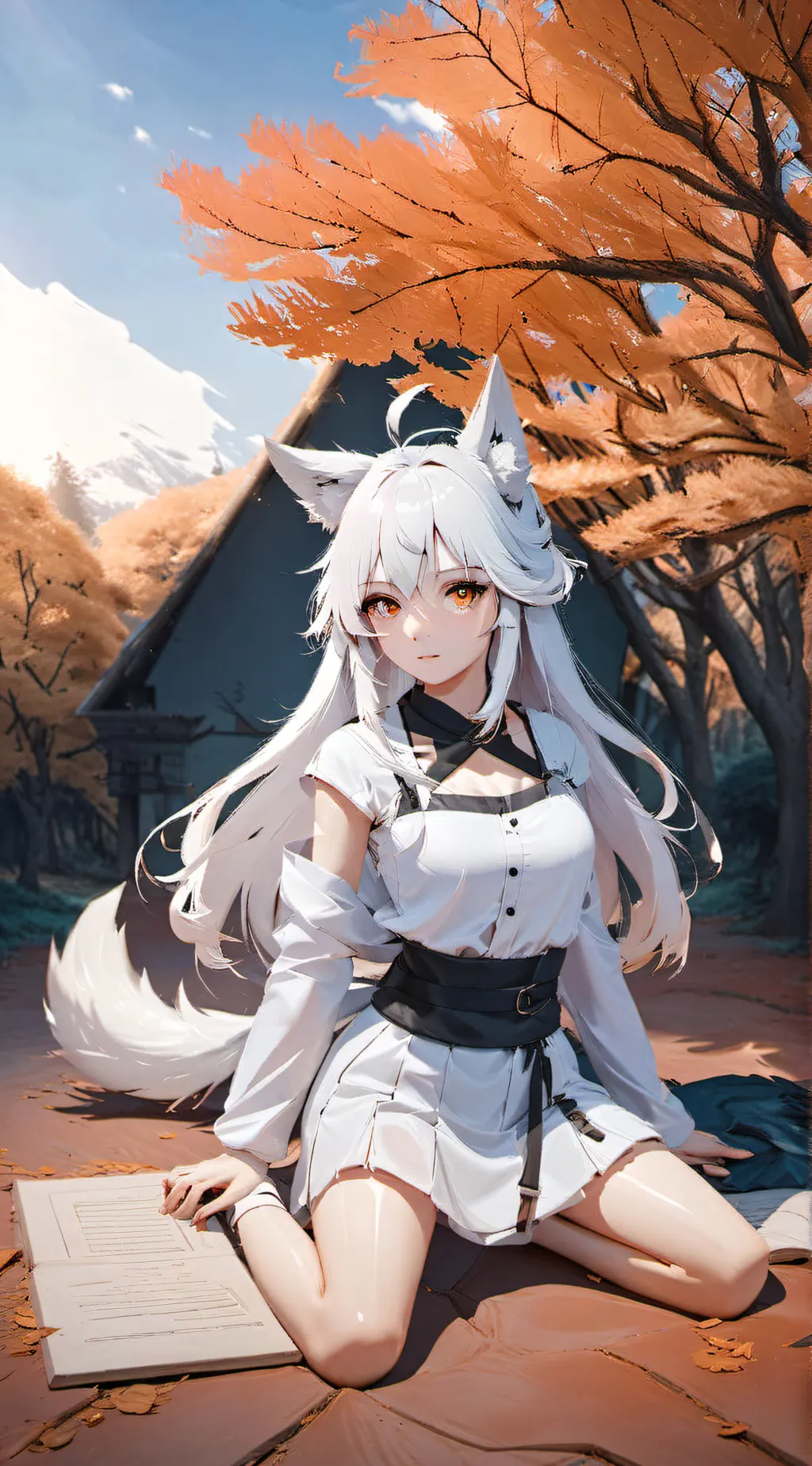 ai character: Hybrid store background