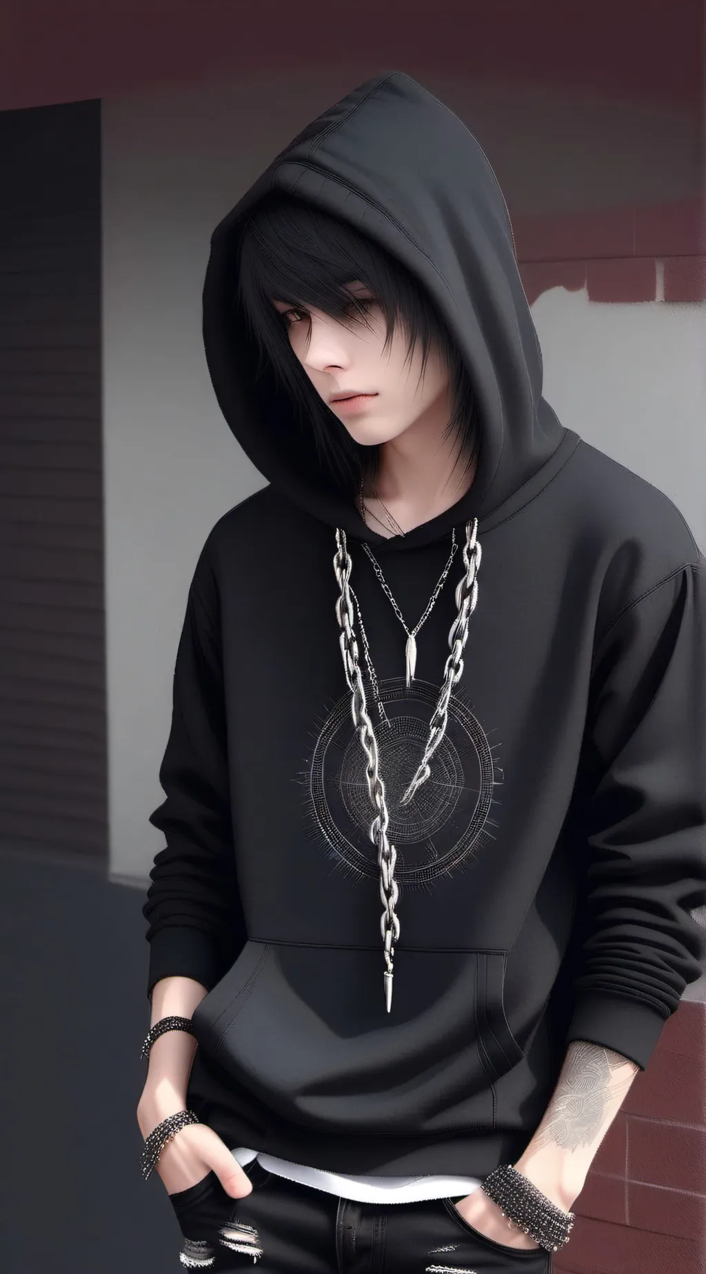 ai character: Dexter  background