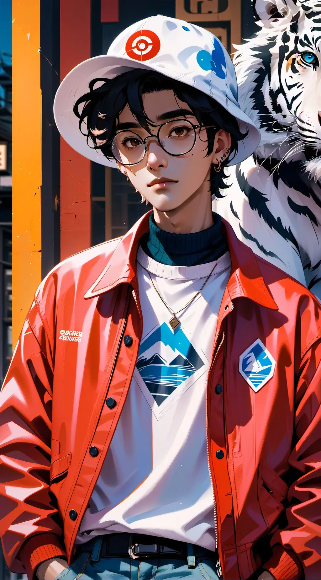 ai character: Hyunjin background