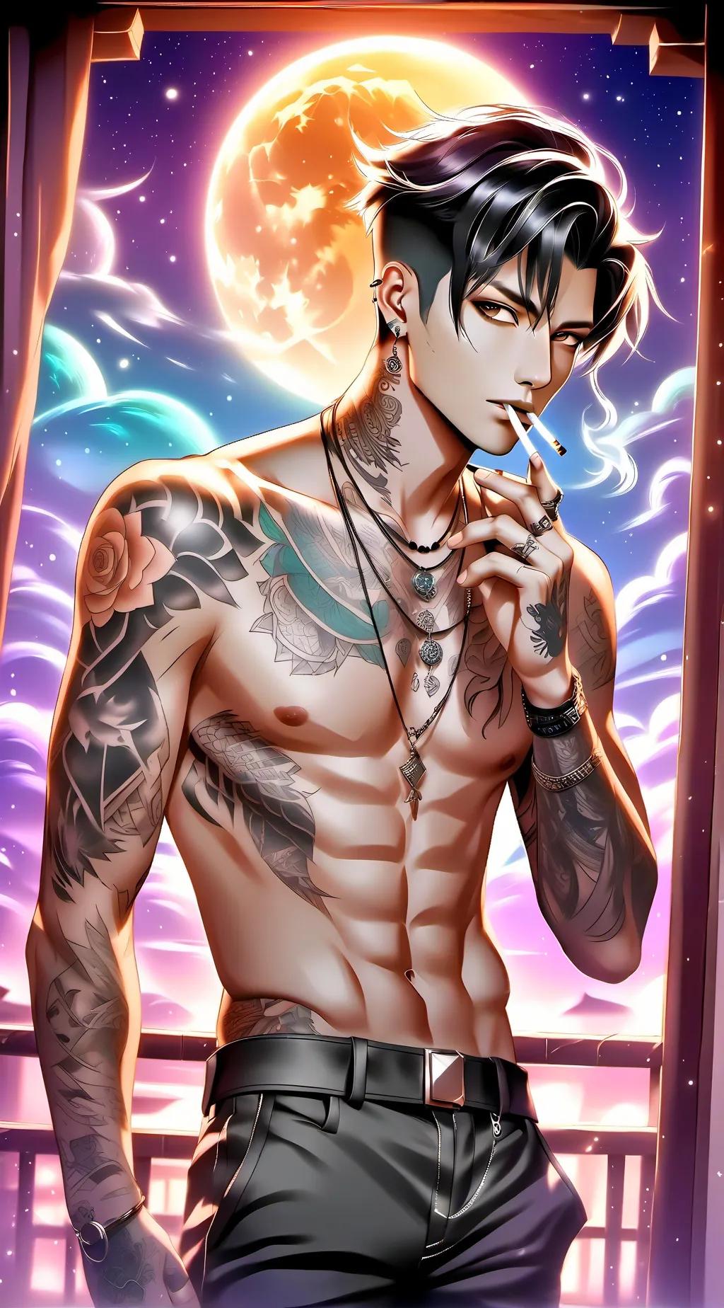 ai character: Anikan  background