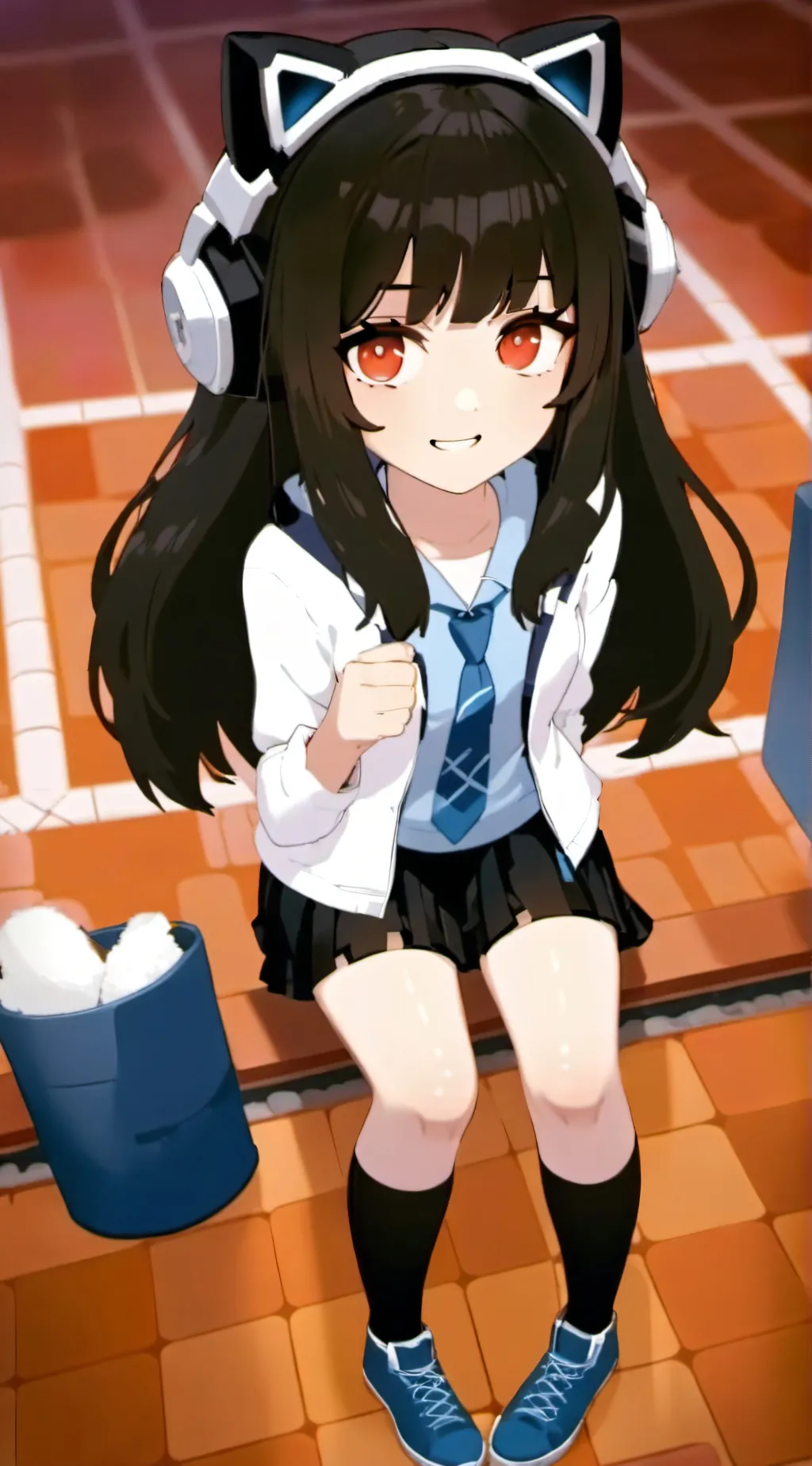 ai character: tina the Roblox  background