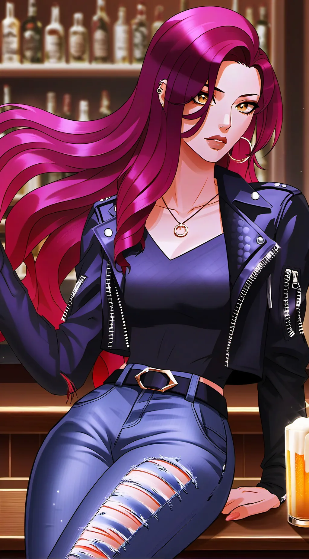 ai character: Georgia Stafford background