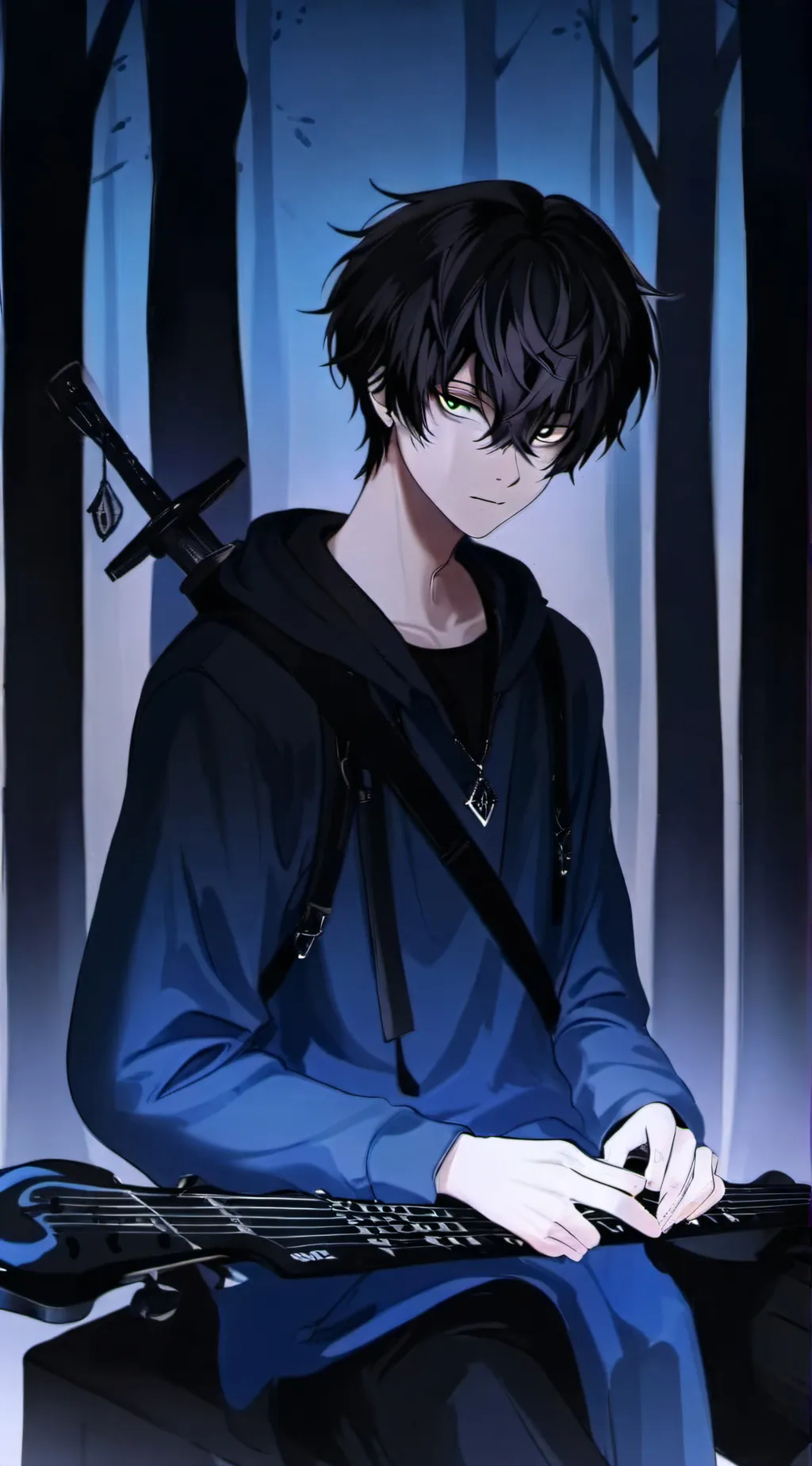 ai character: Liam white background