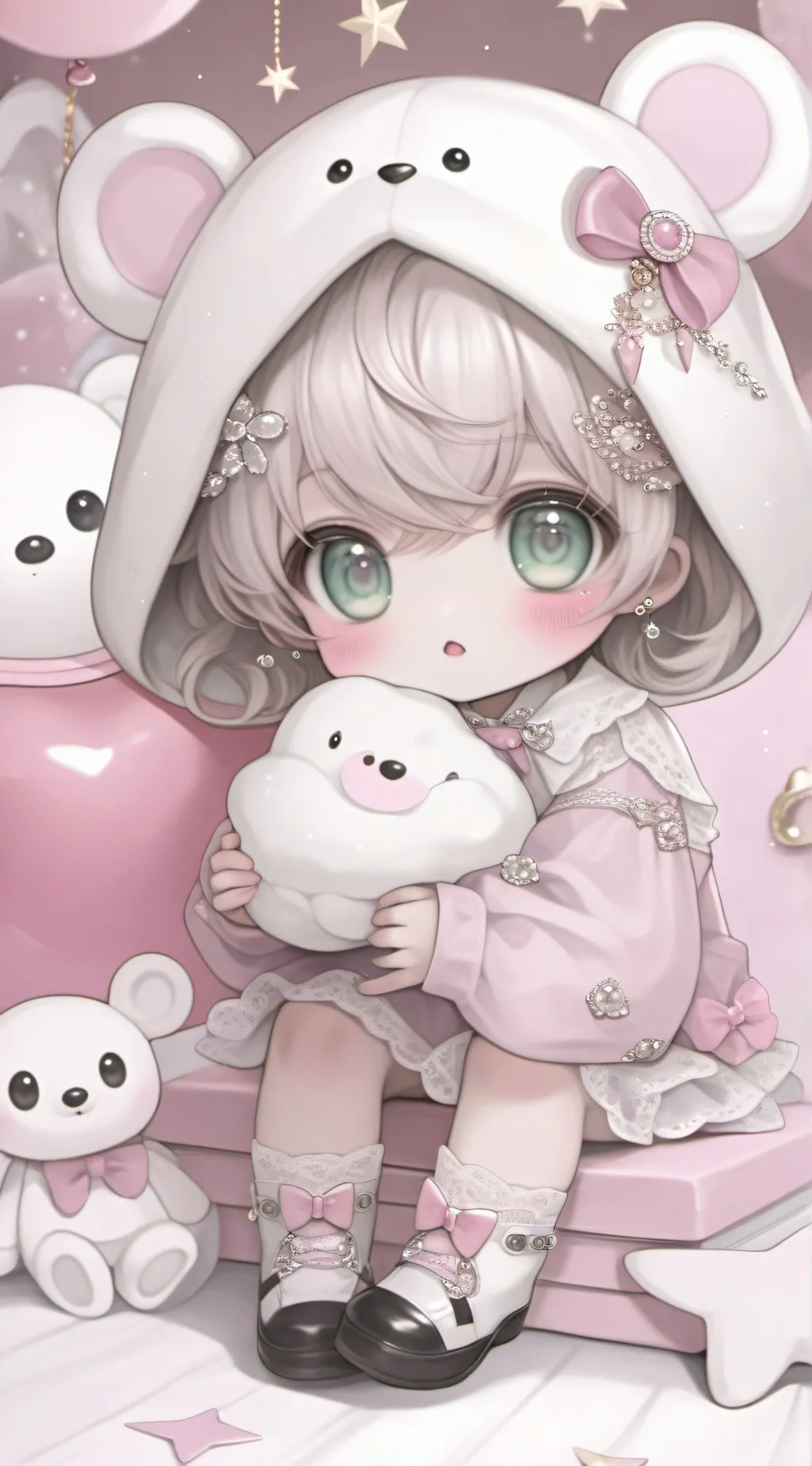 ai character: Bianka ￼ background