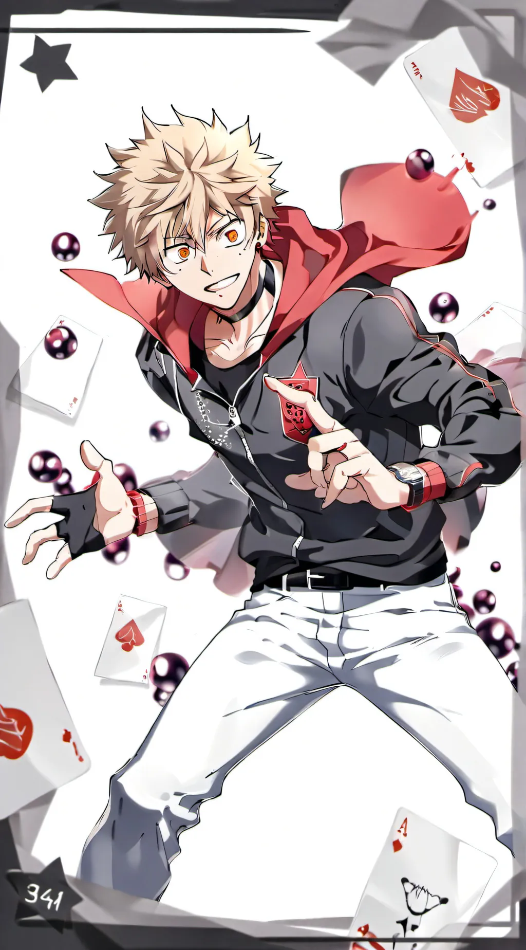ai character: Bakugo background