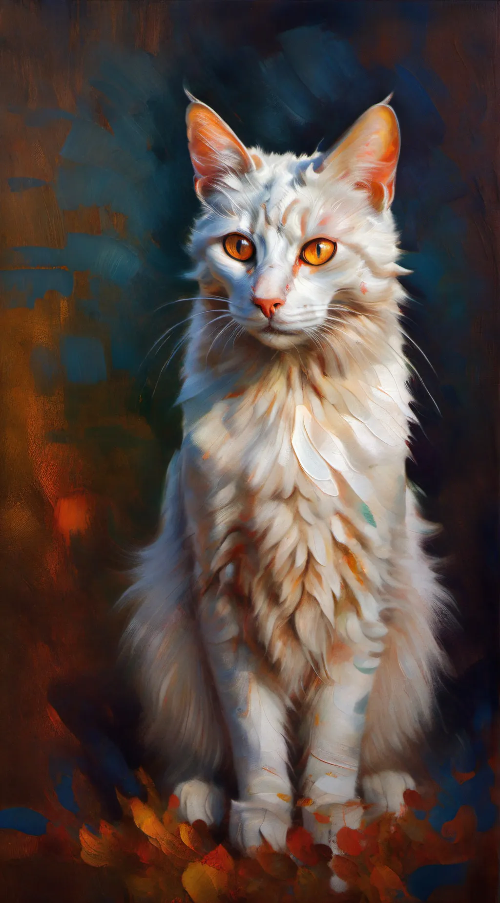 ai character: wheat’feather background