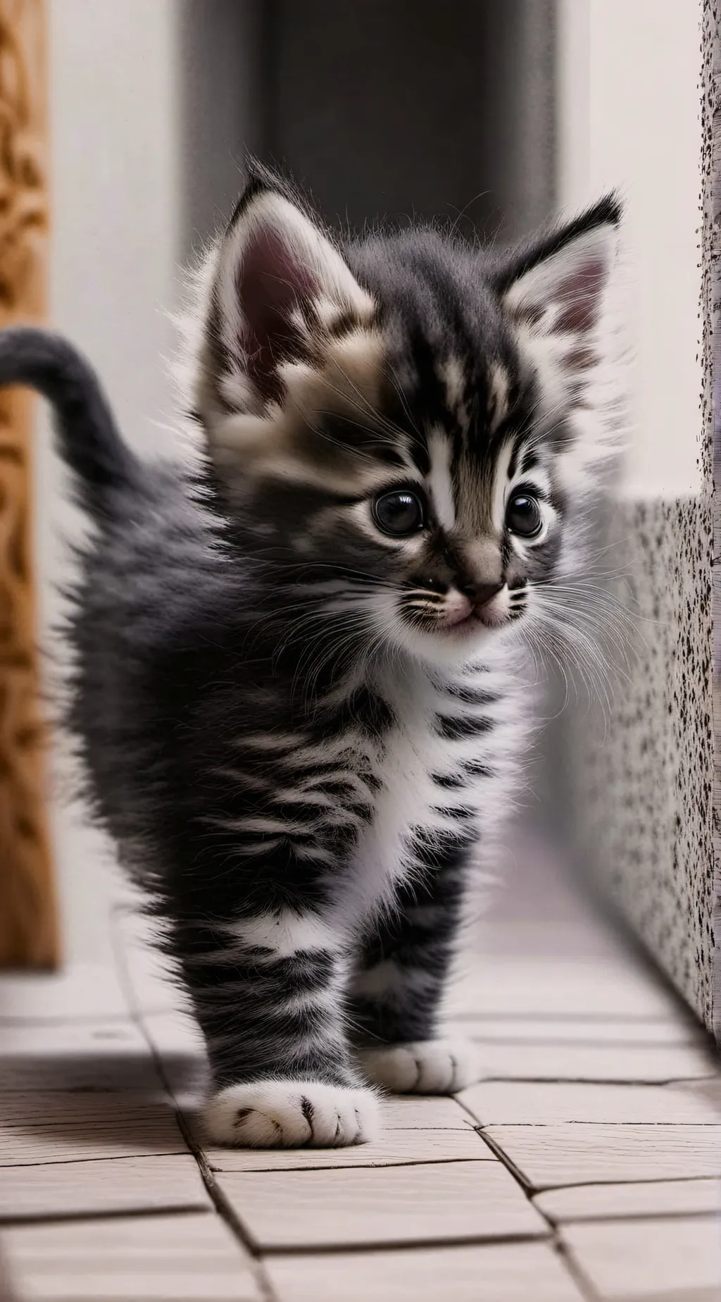 ai character: Laura(homeless cat background