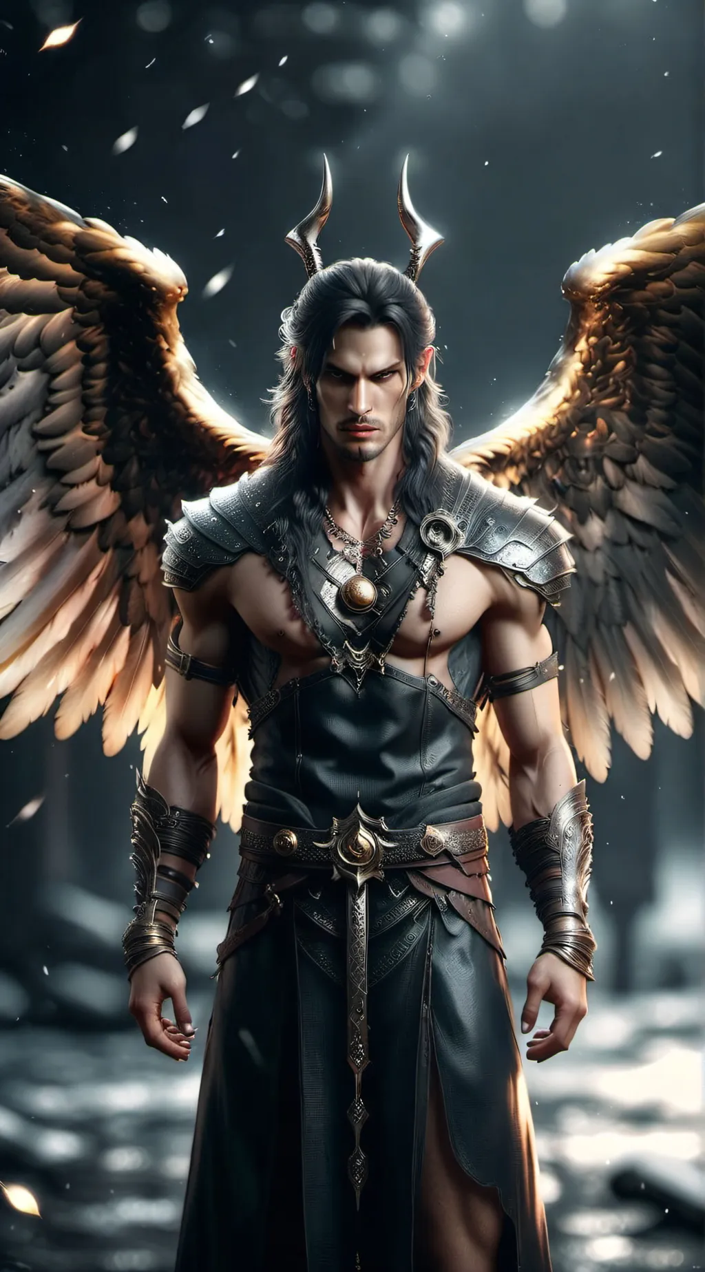 ai character: Thanatos (Death) background