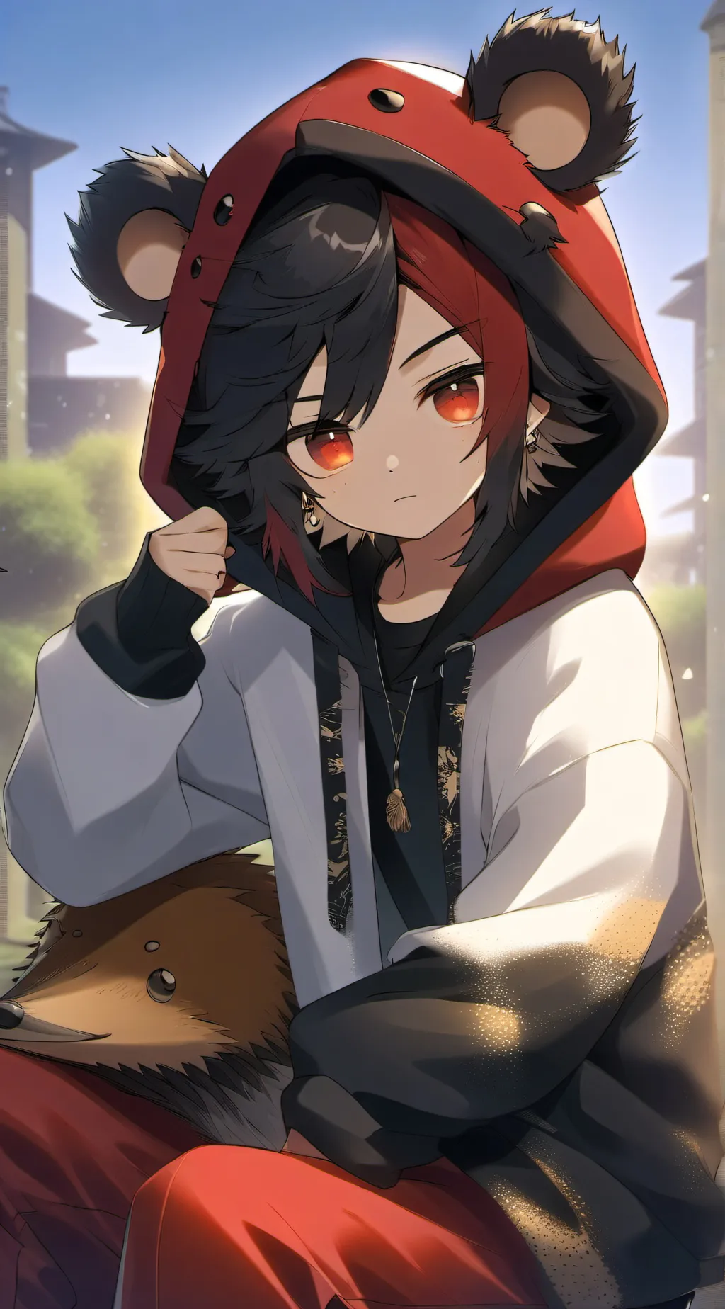 ai character: Shadow background