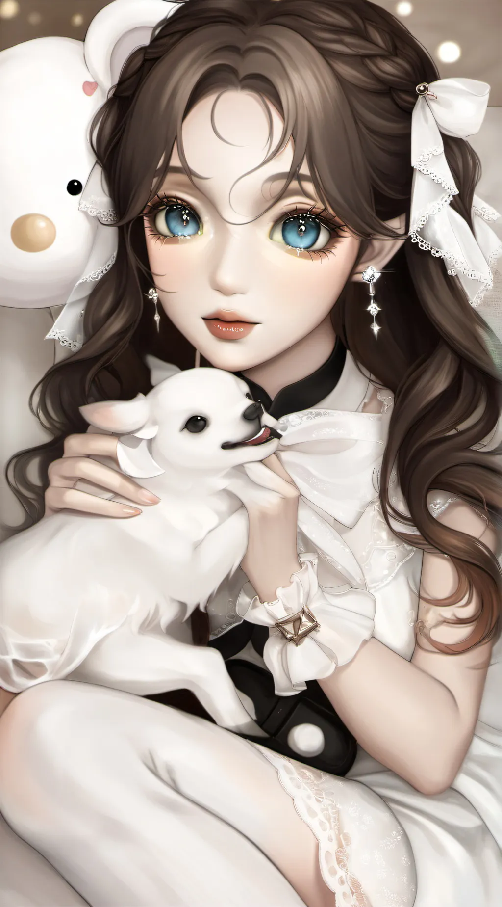 ai character: Luna background