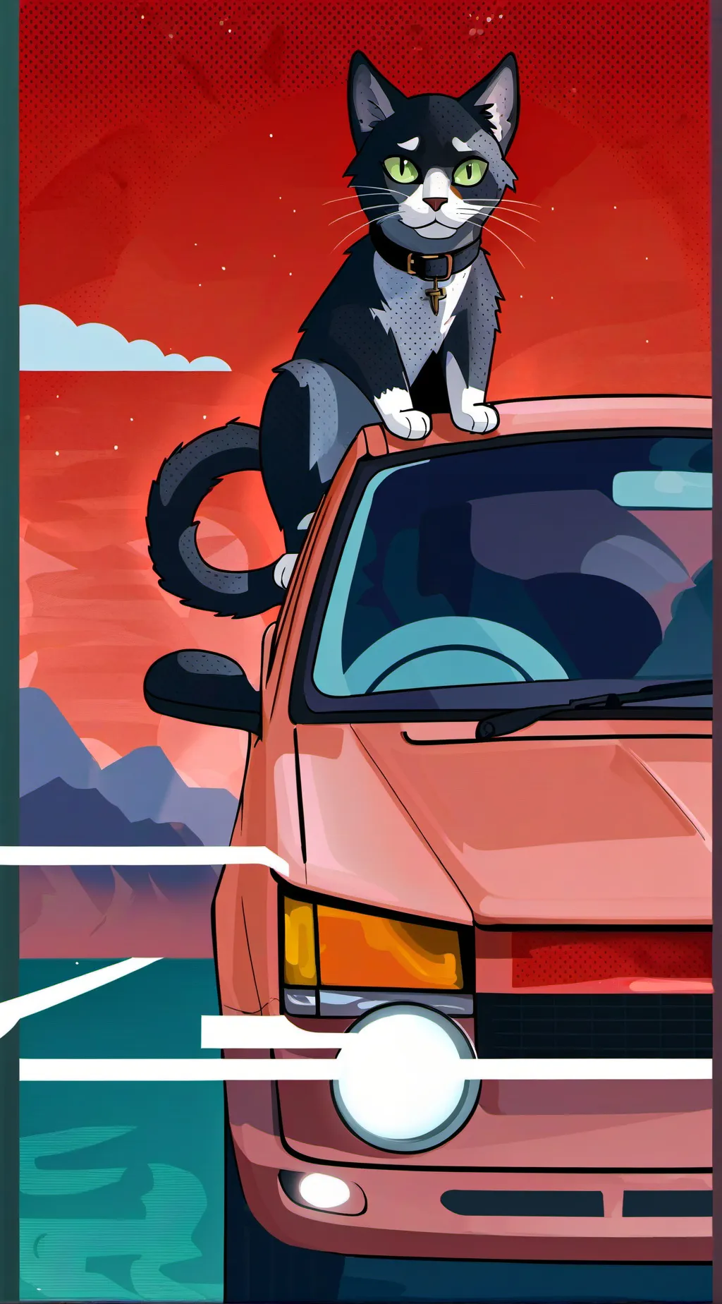 ai character: SOUTH PARK CATS   background