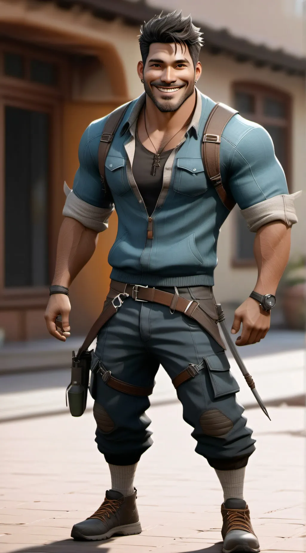 ai character: John the Mechanic  background