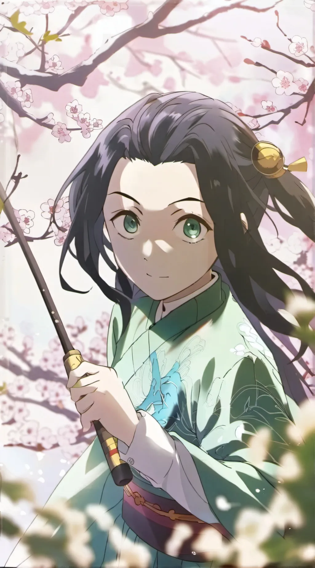 ai character: Shinobu kocho background