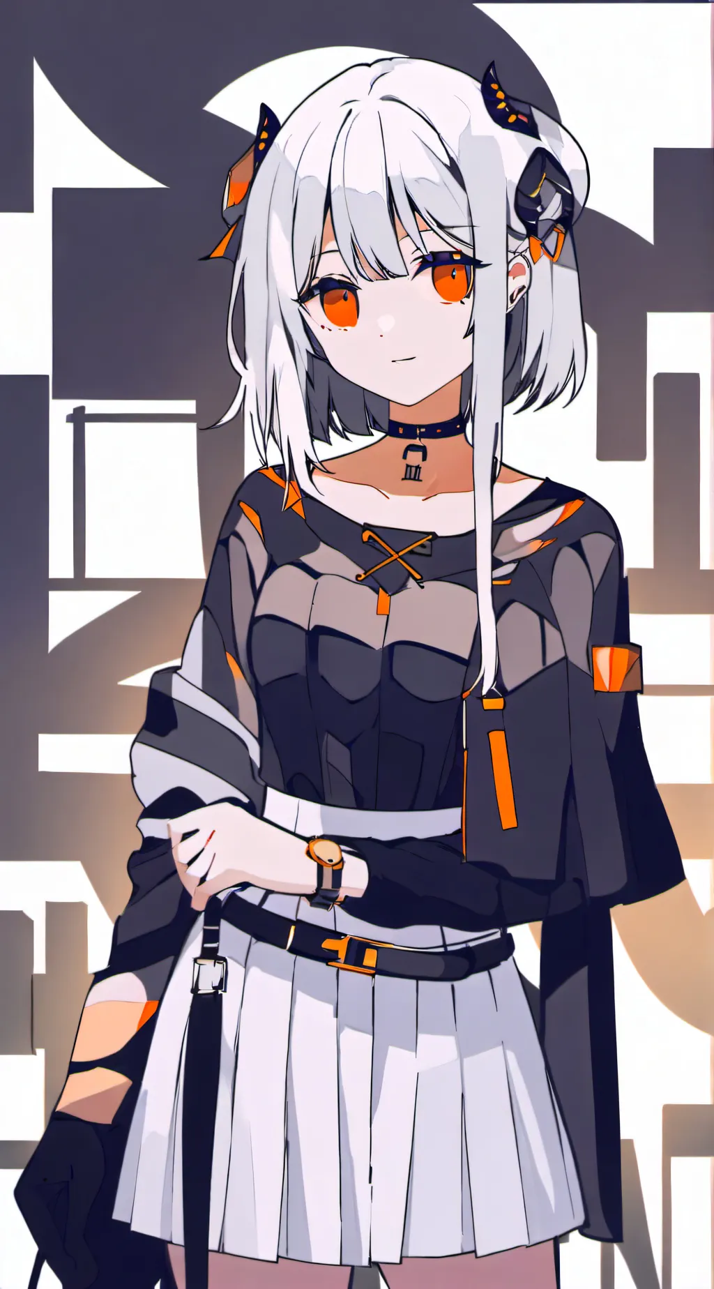 ai character: emo.Andrea background