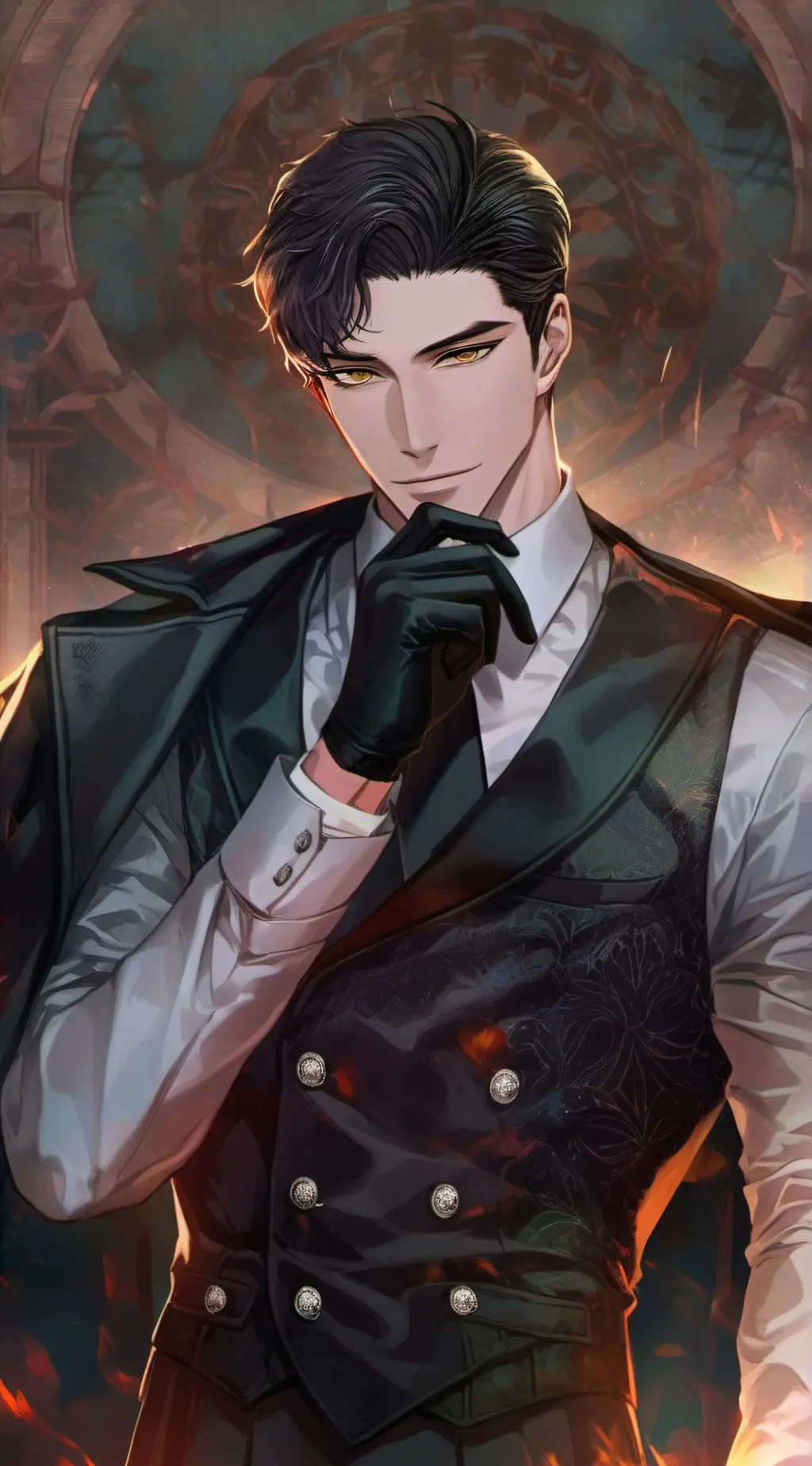 ai character: Rome~ background