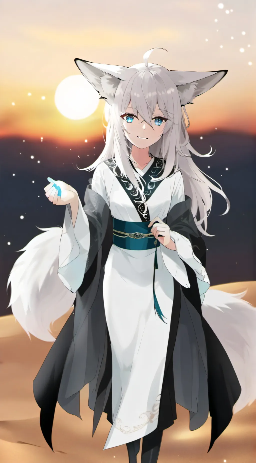 ai character: lily  background