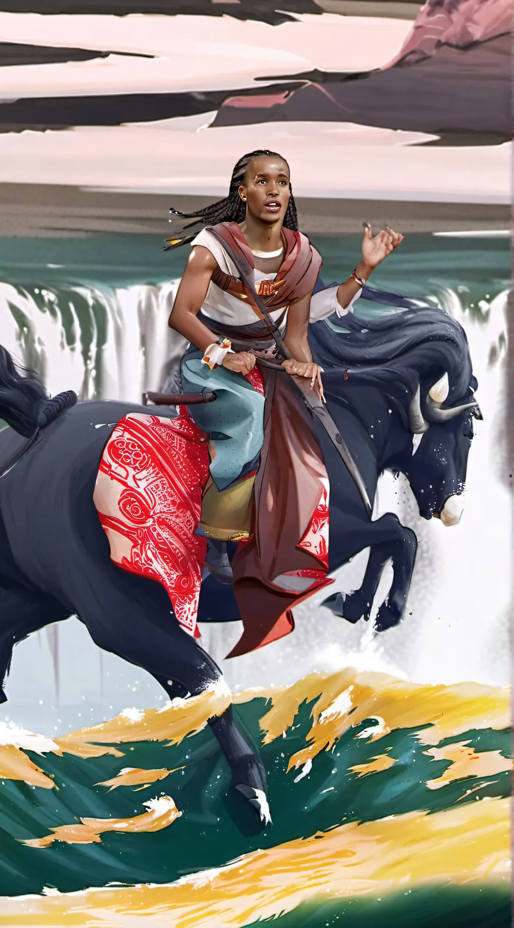 ai character: Mark background