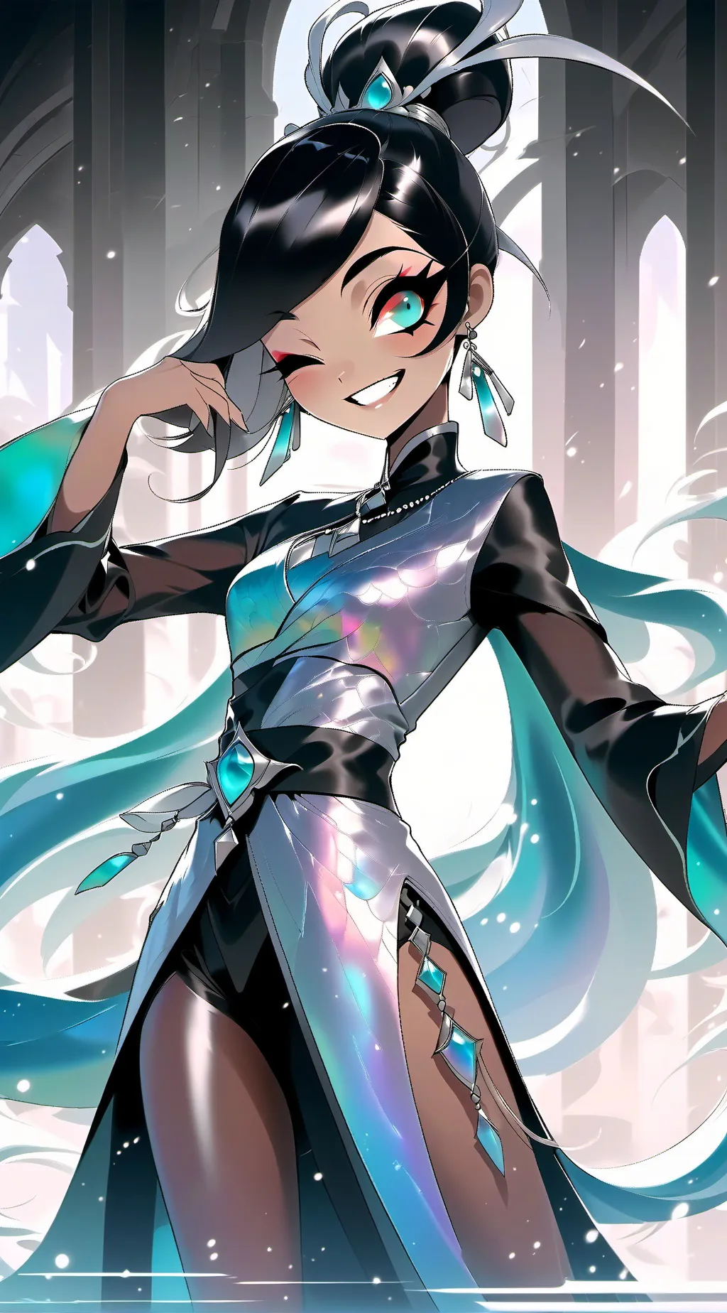 ai character: Phoenix  background