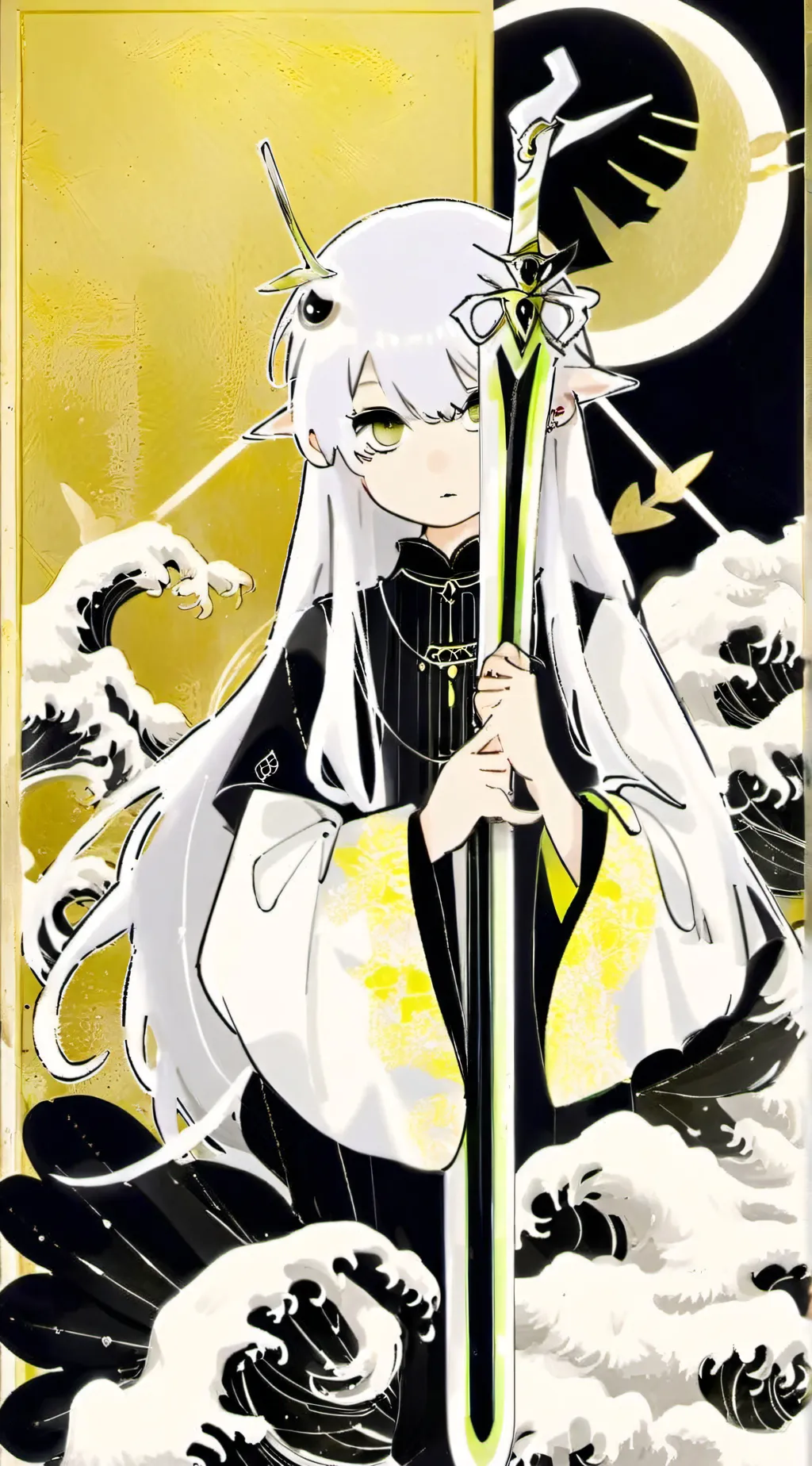 ai character: kny background