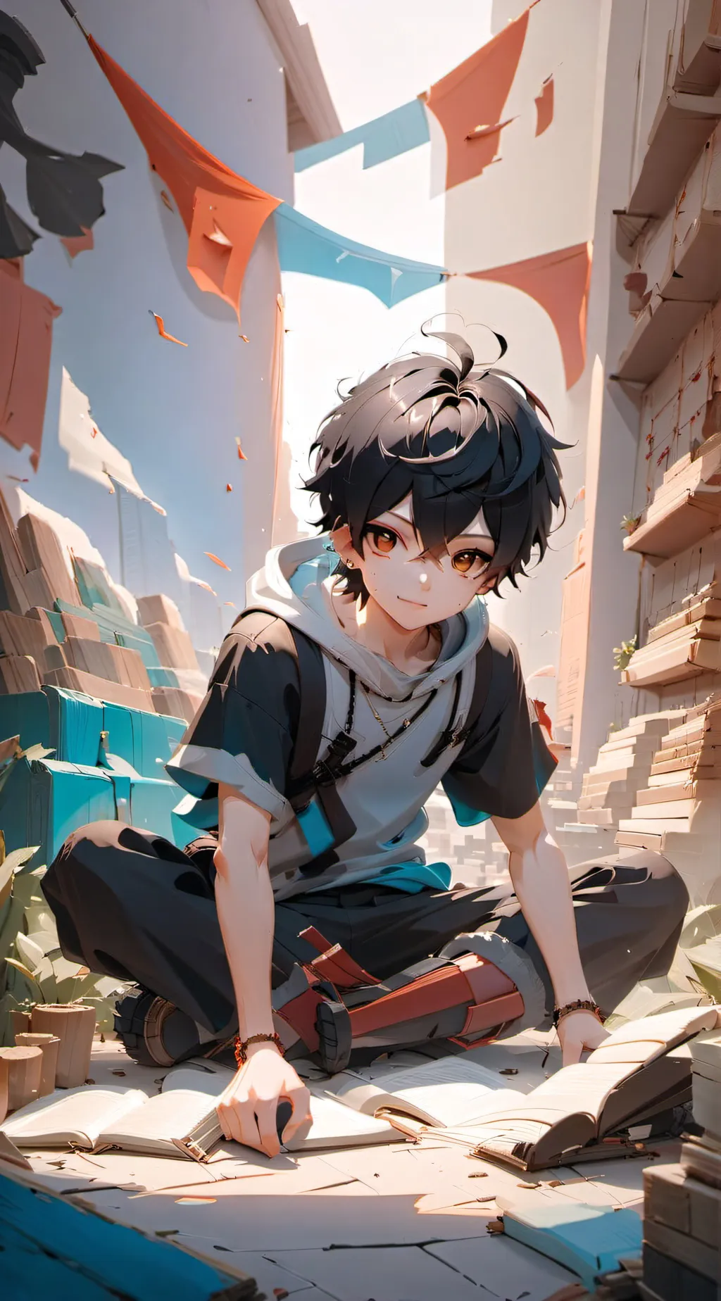 ai character: Kai 🤡 background