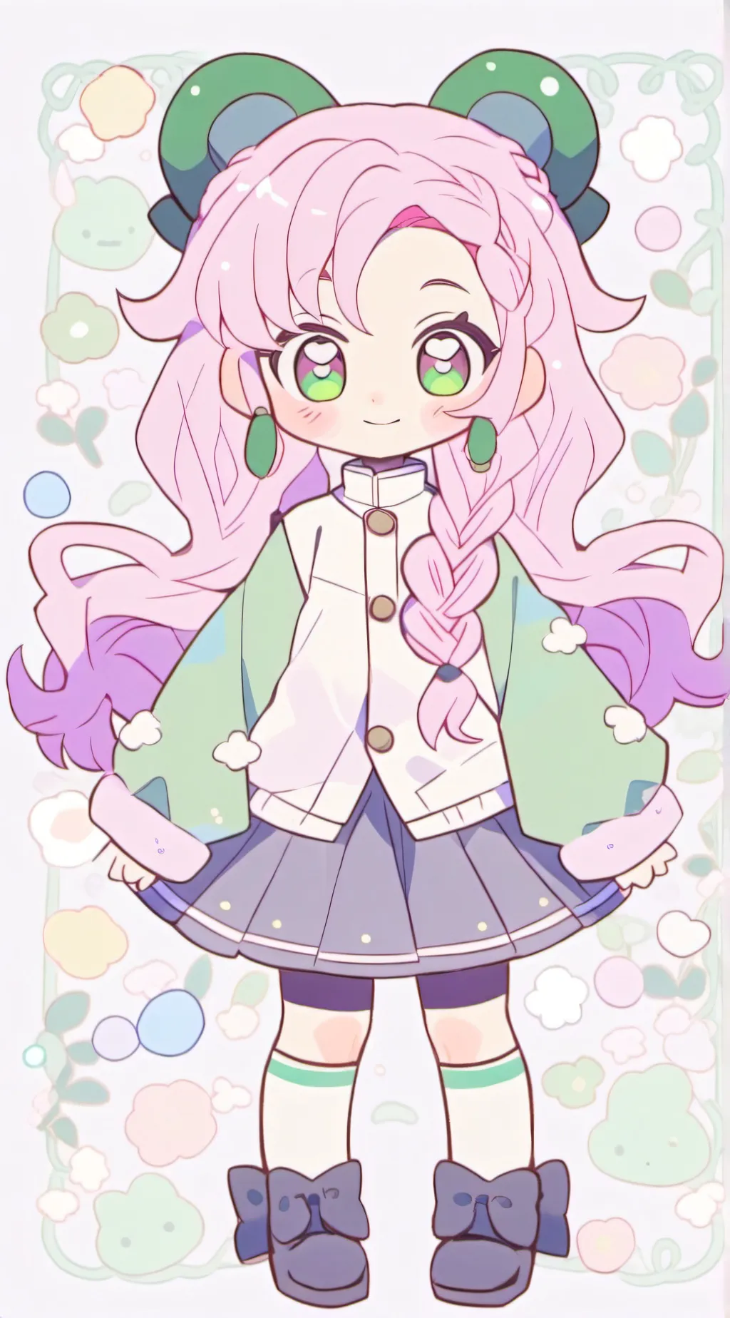 ai character: Mitsuri kanroji background