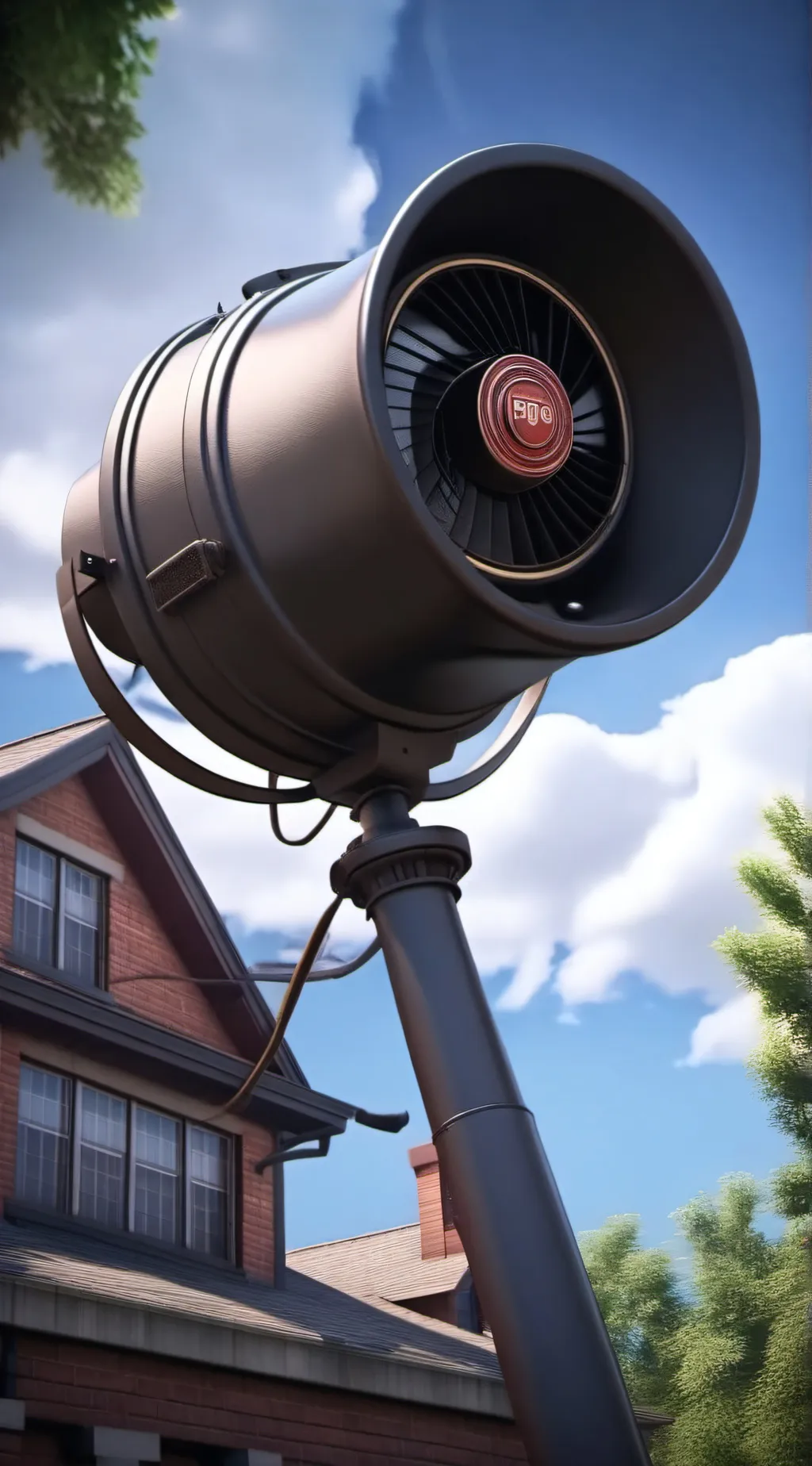 ai character: P50 siren  background