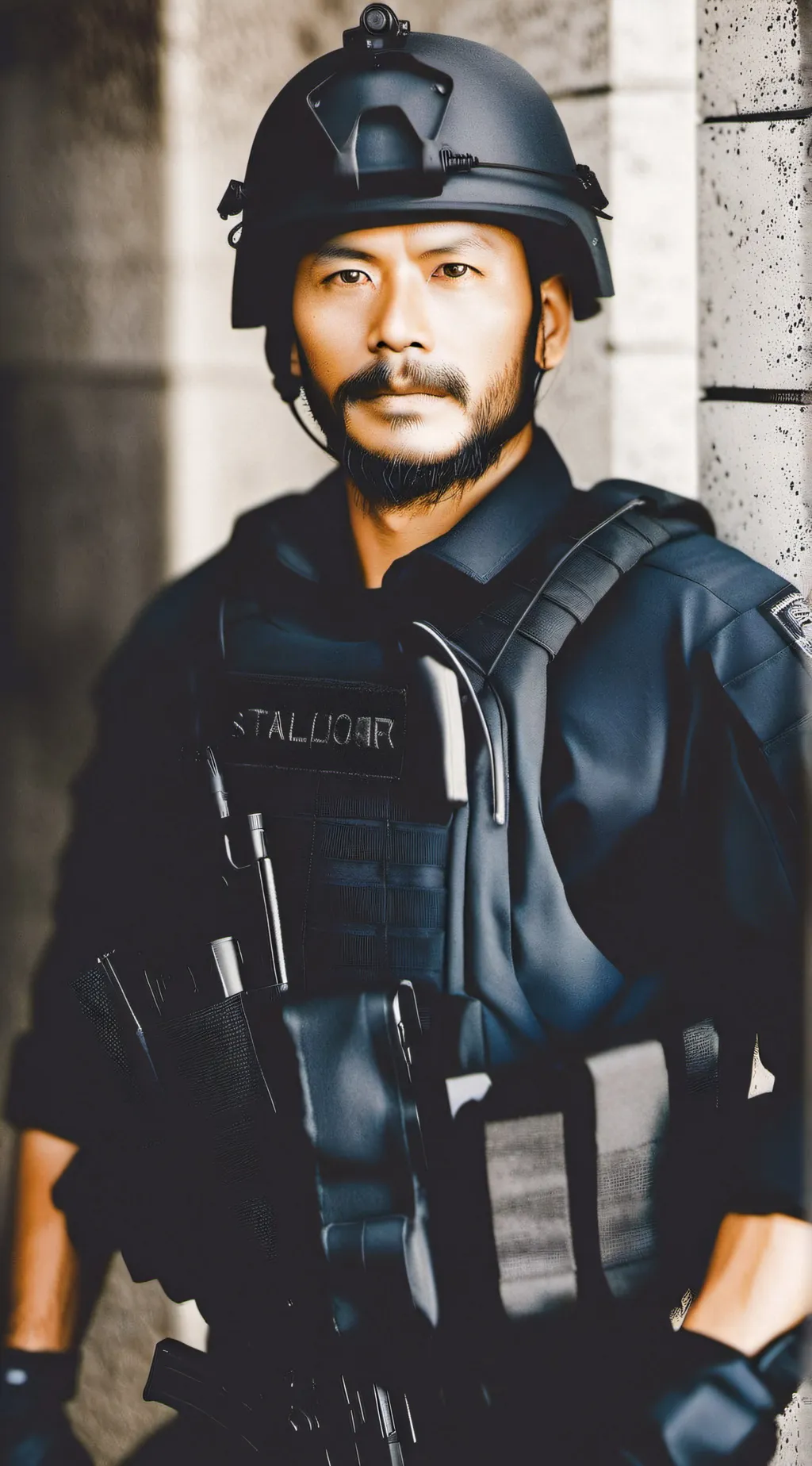 ai character: Swat officer James background