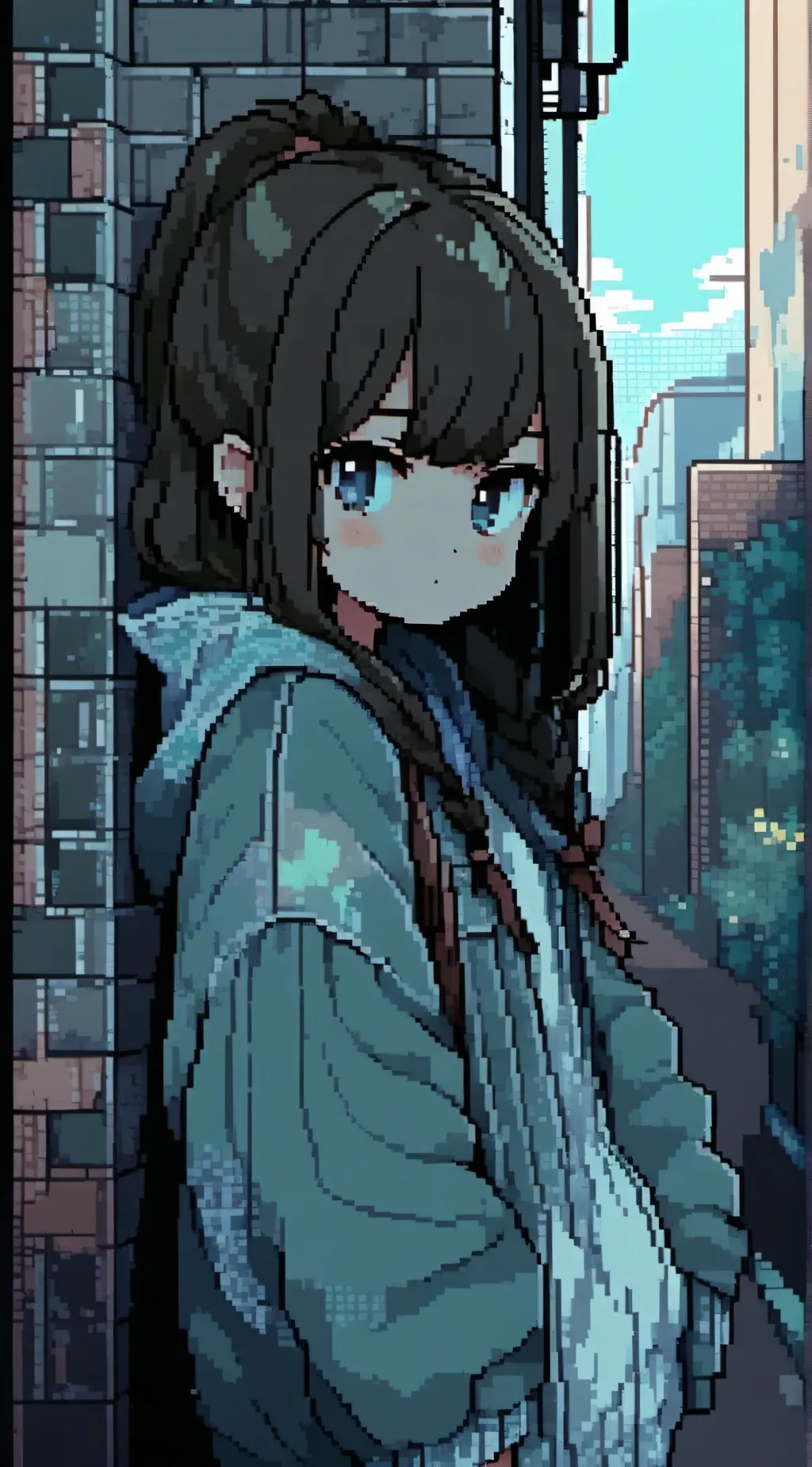 ai character: Ravenn <3 background