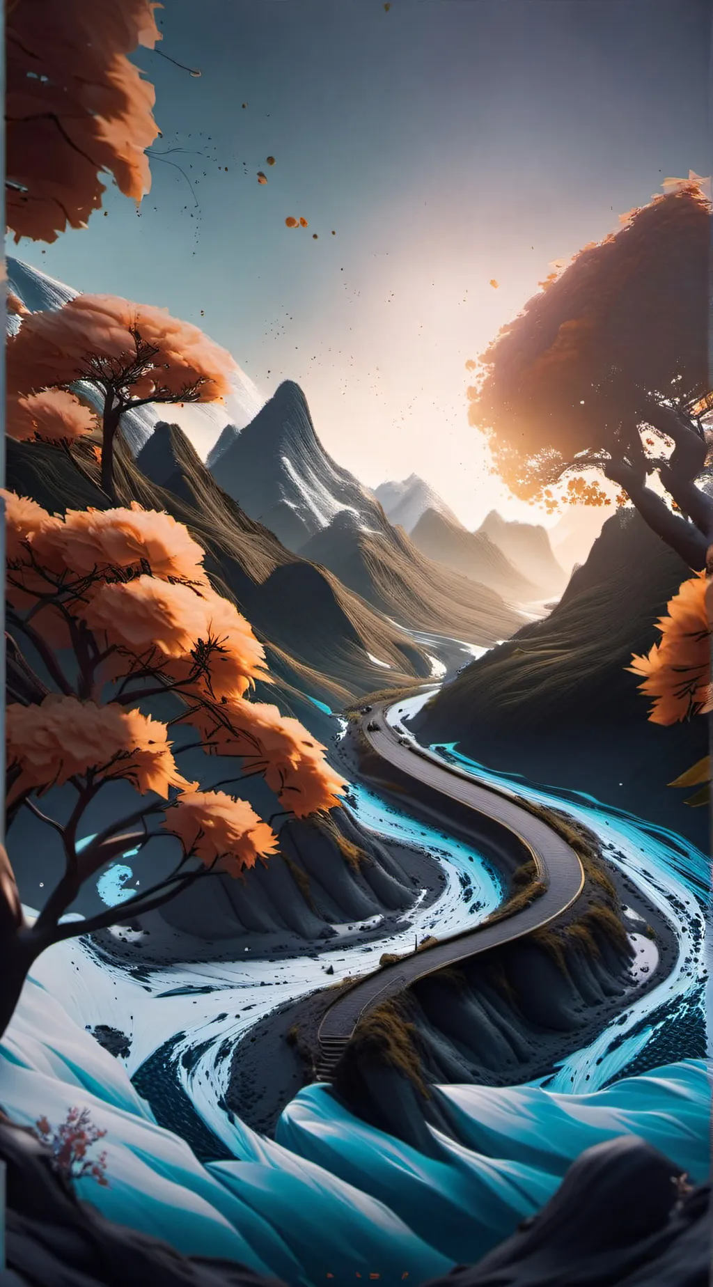 ai character: Count to 100 background