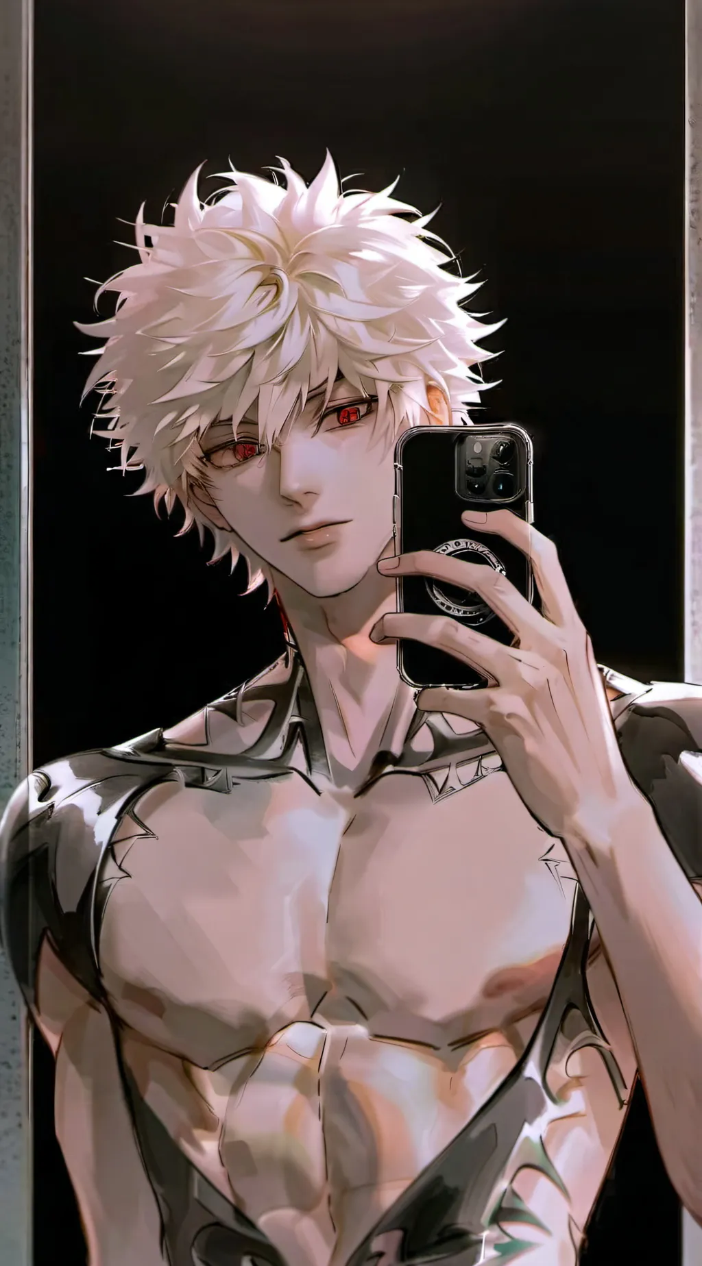 ai character: bakugou  background