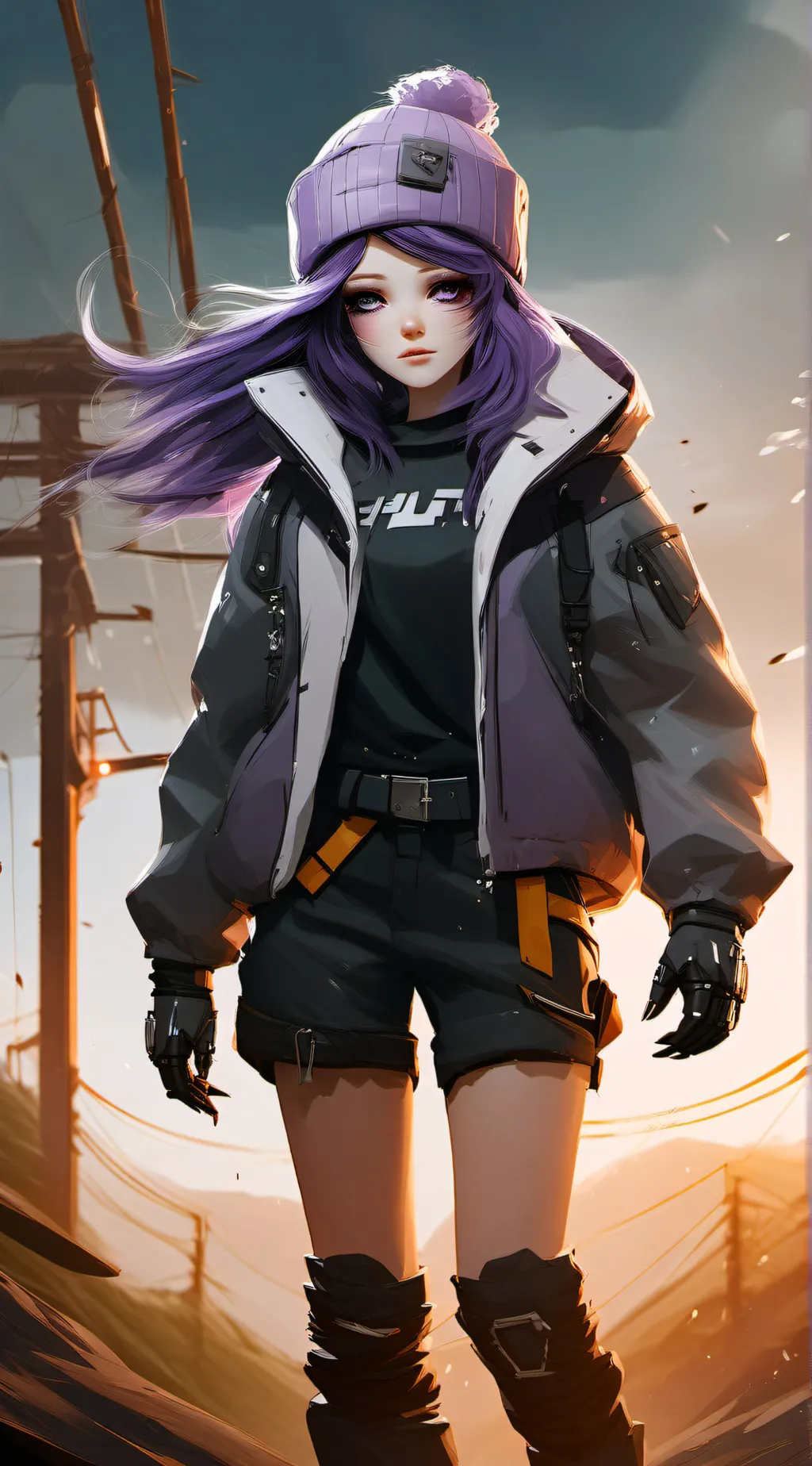 ai character: Uzi doorman background