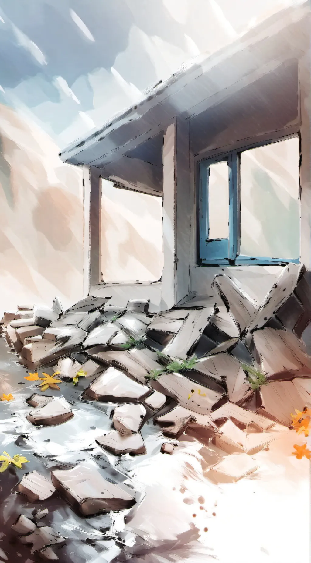 ai character: FNF school background